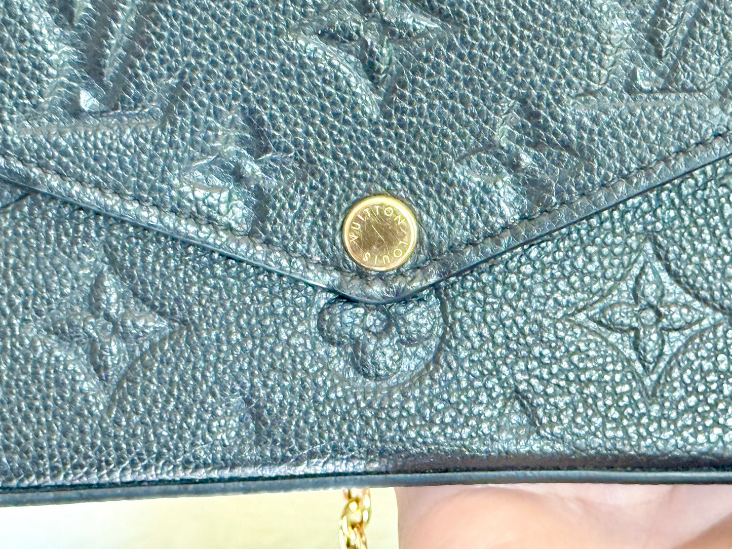 Louis Vuitton Felicie Pochette Empreinte Noir/Black Bag Only