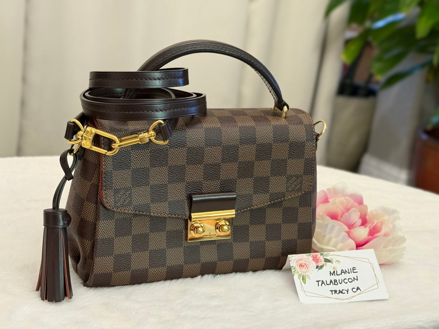 Louis Vuitton Croisette Damier Ebene
