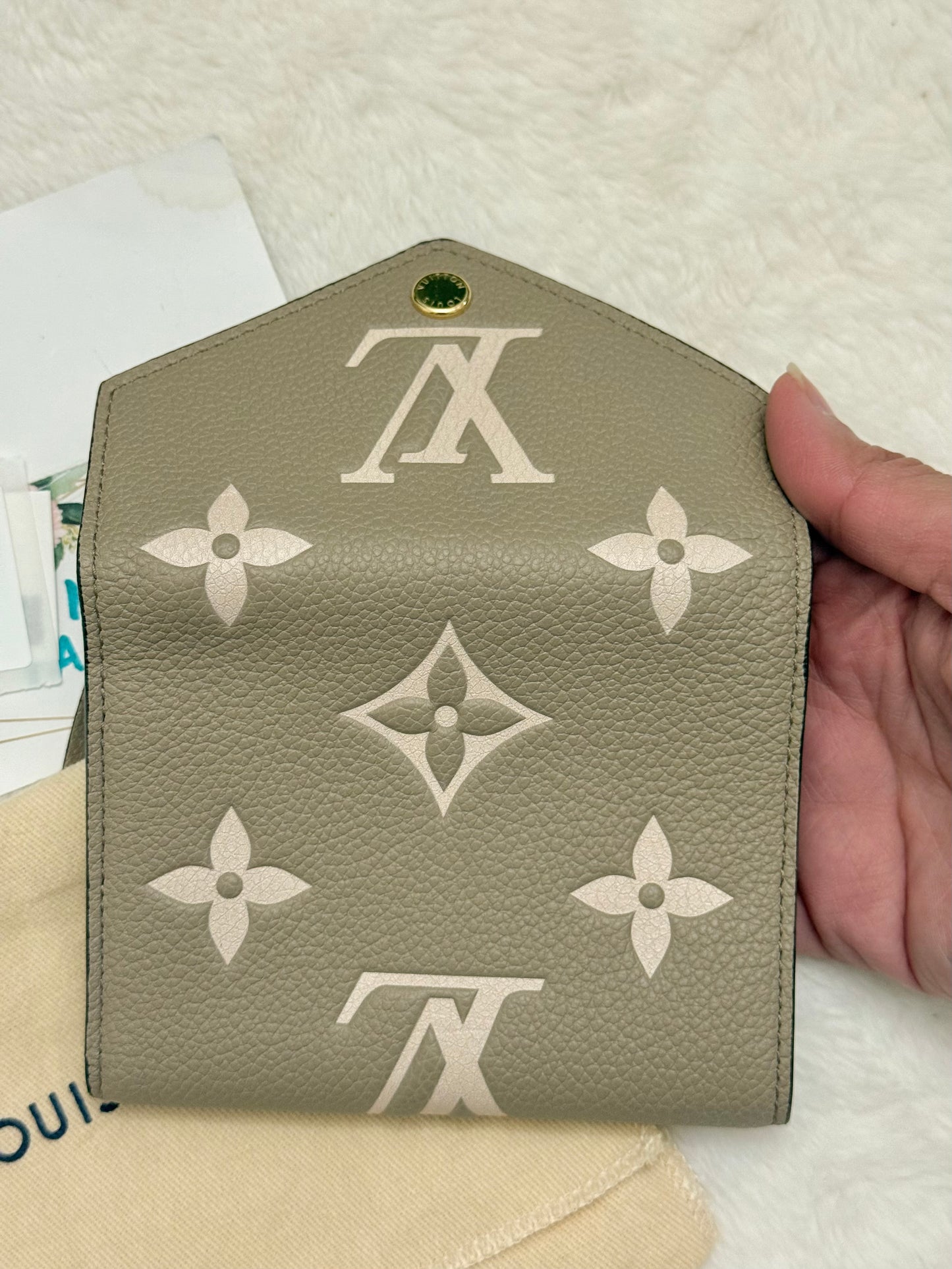 Louis Vuitton Victorine Bicolor Dove/Creme