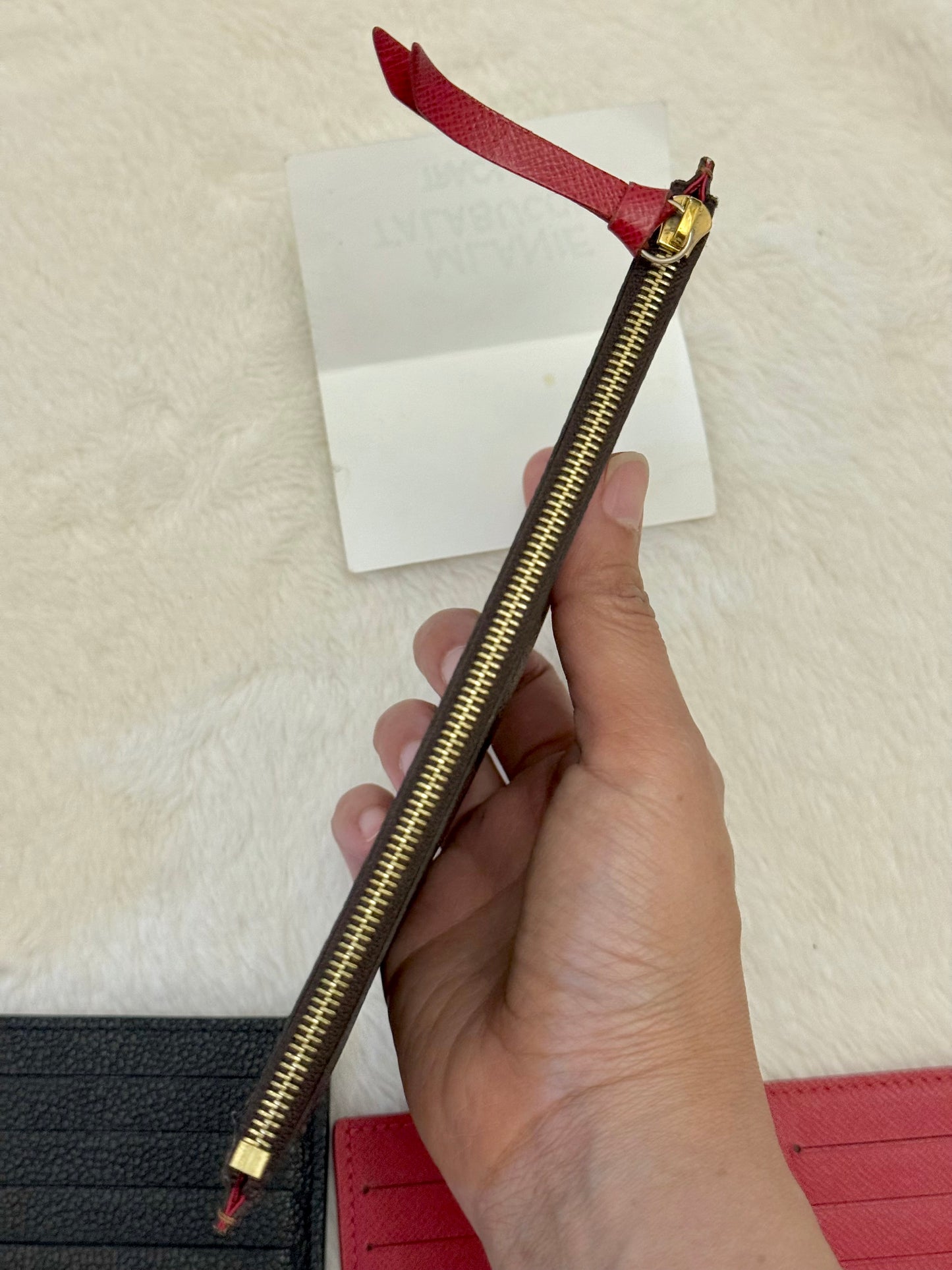 Louis Vuitton Felicie Pochette DE with zippered insert