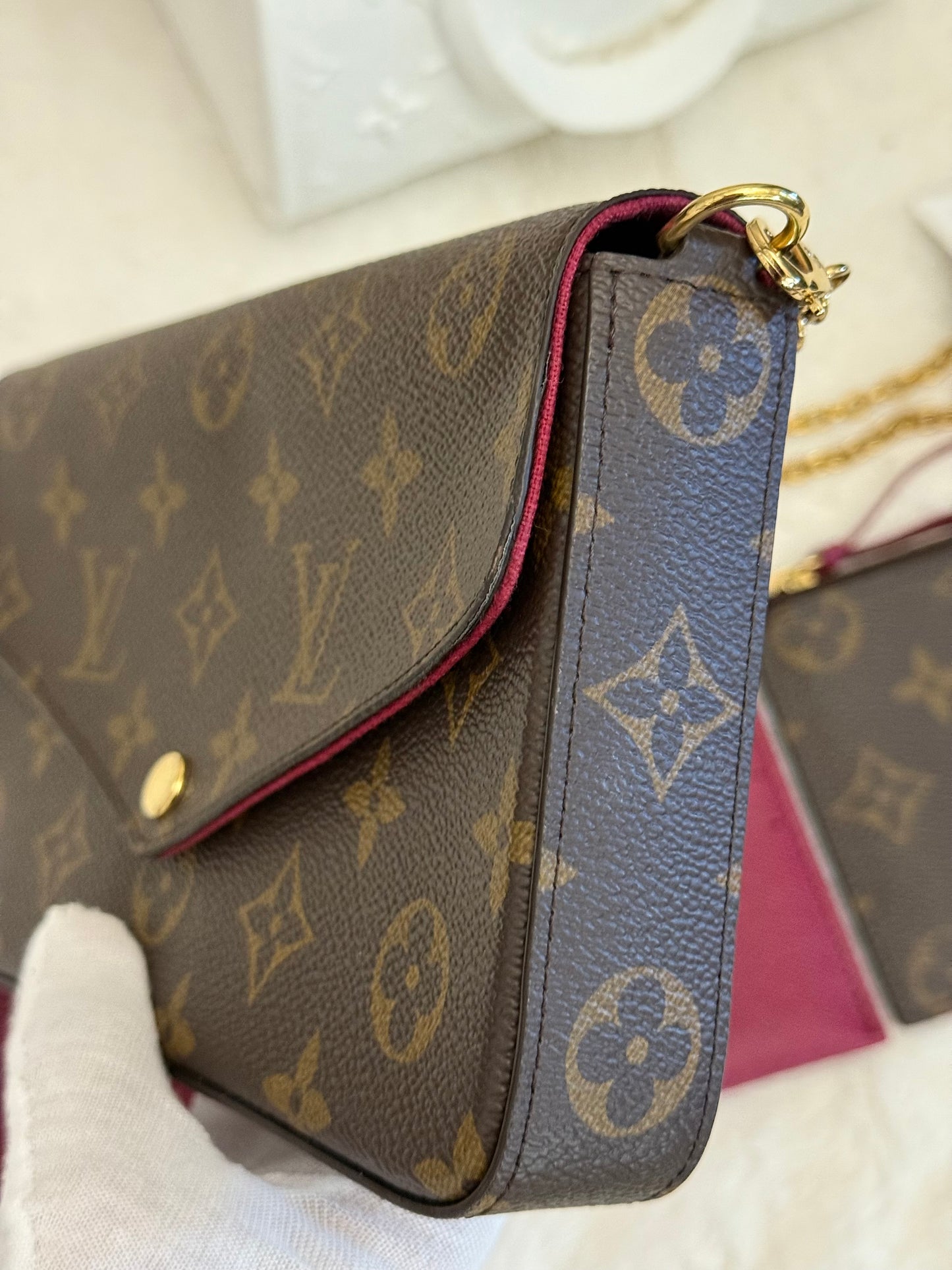 Louis Vuitton Pochette Felicie Mono with CC insert only