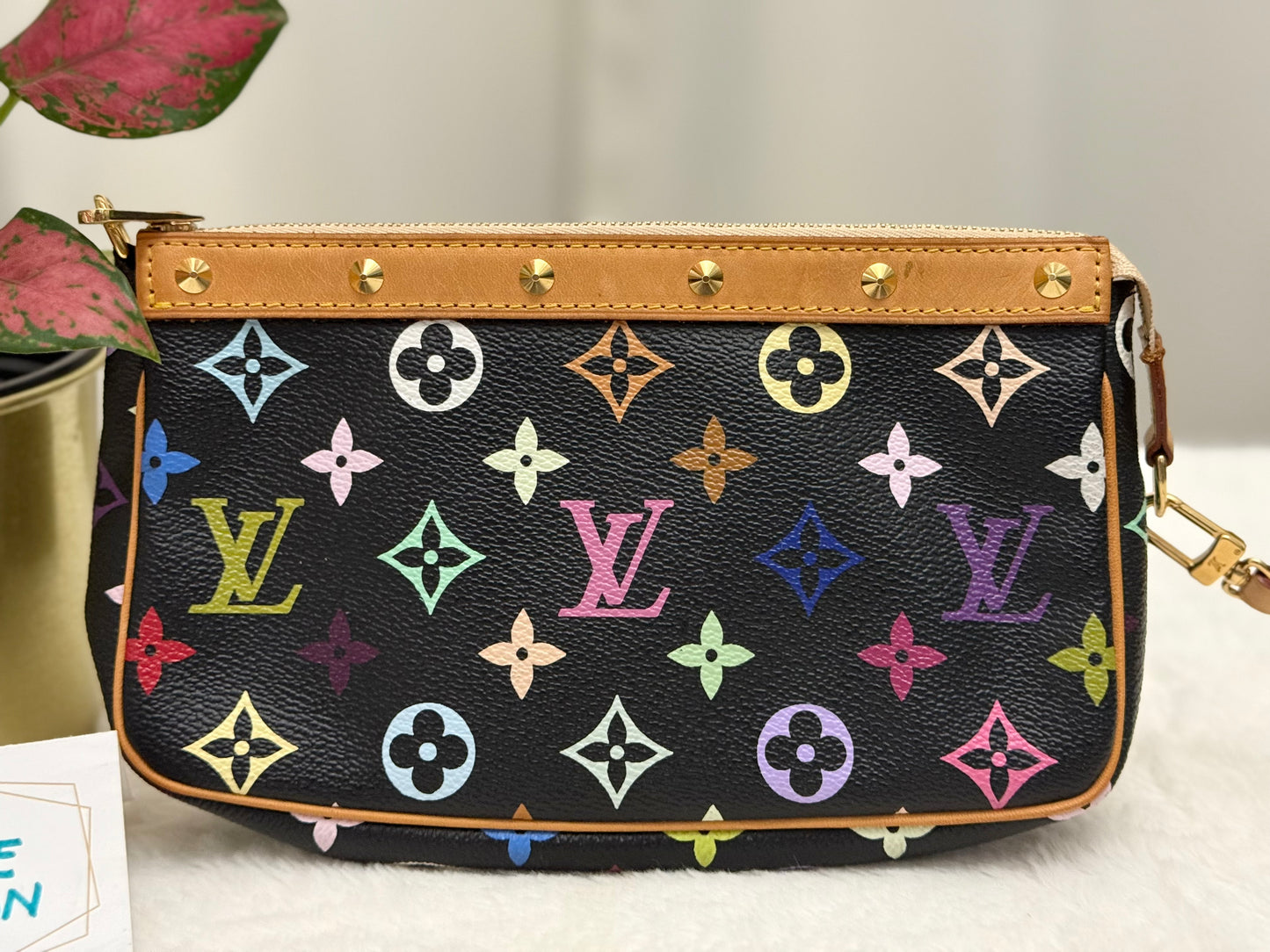 Louis Vuitton Pochette Accessoires Multicolore Noir/Black