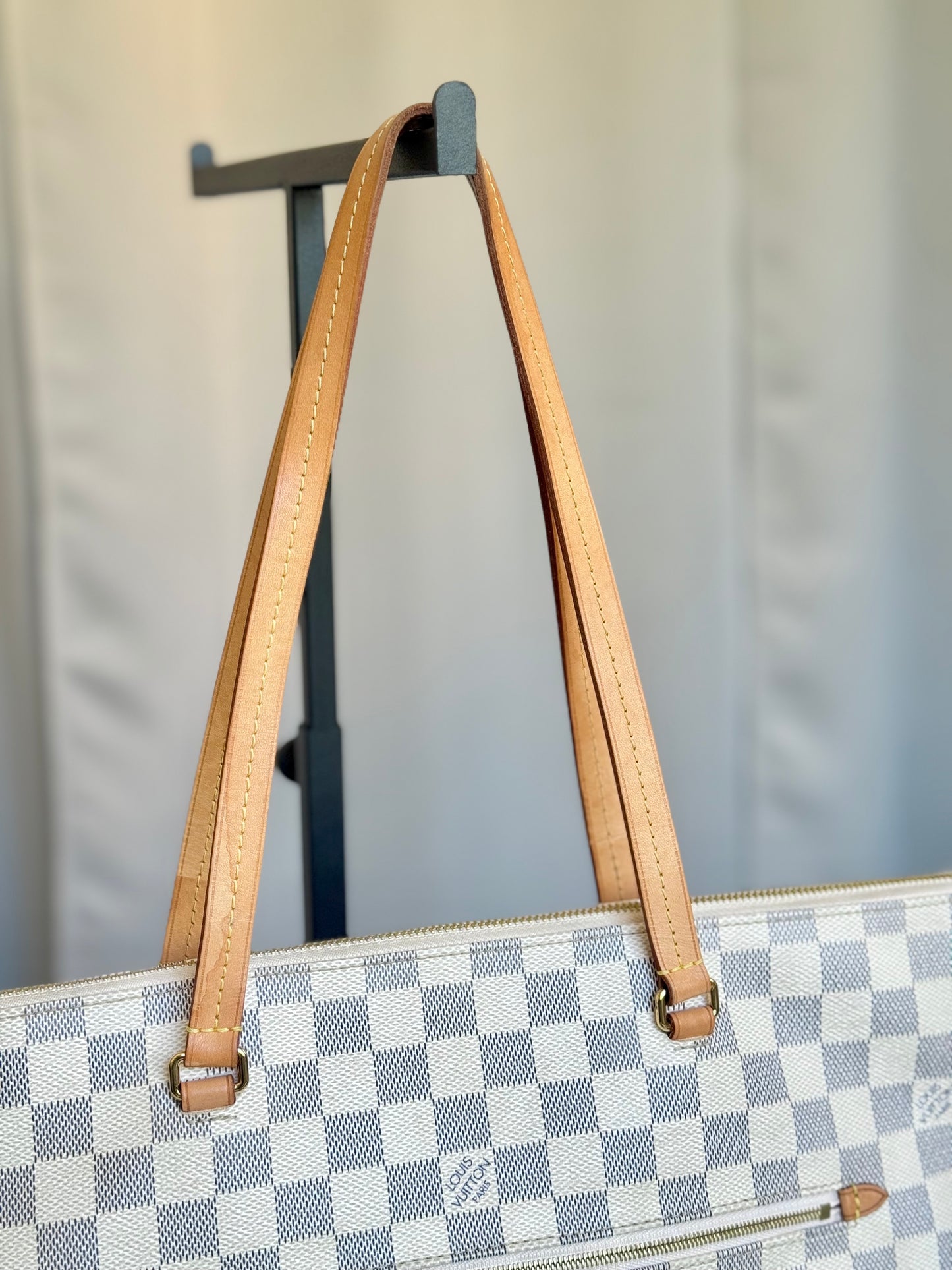 Louis Vuitton Ièna MM Damier Azur Rose Ballerine