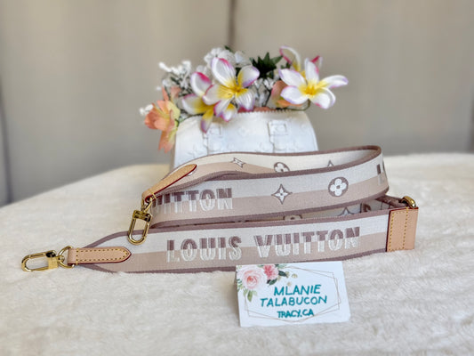 Louis Vuitton Jacquard Removable/Adjustable Beige Strap
