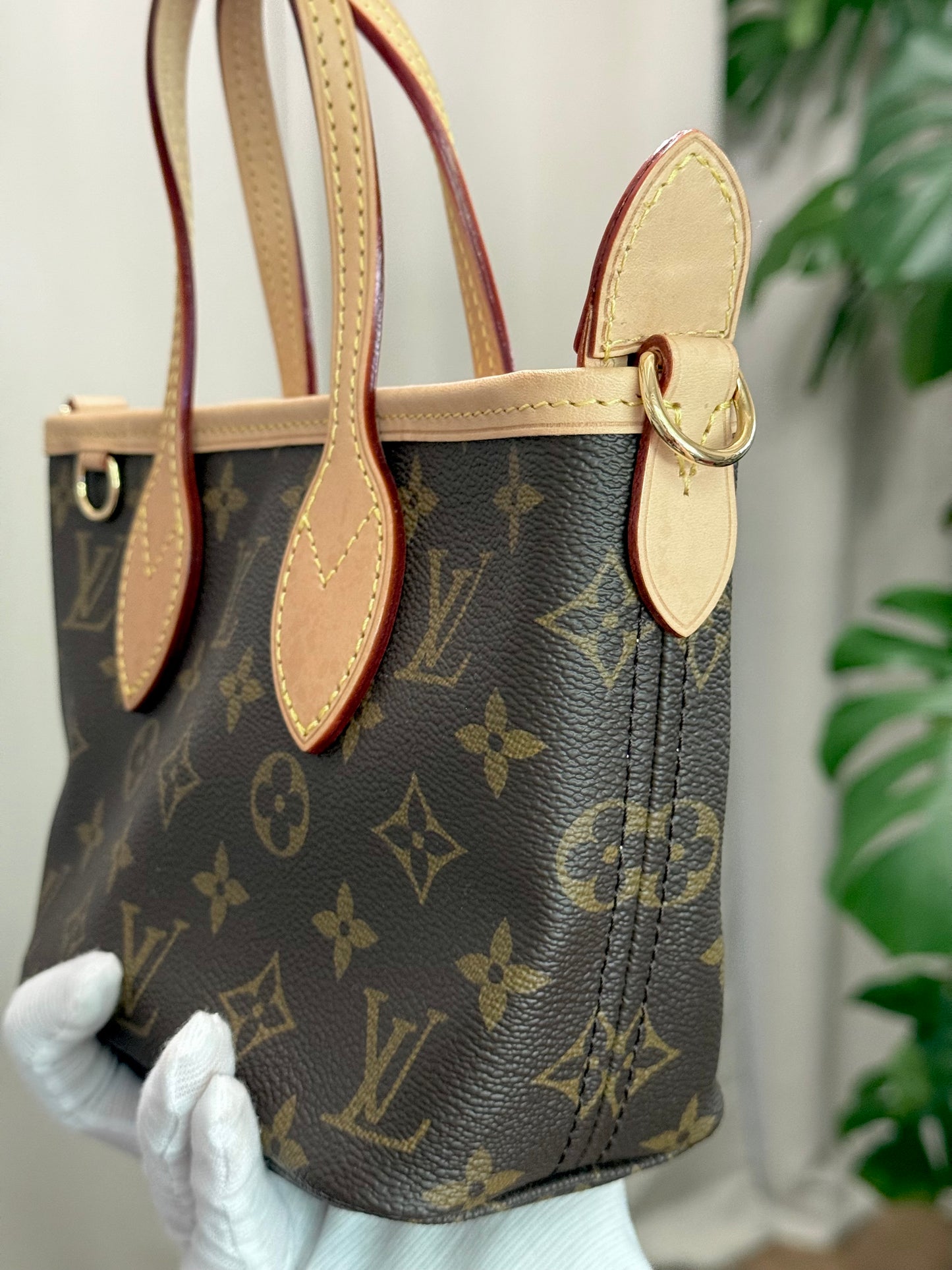 Louis Vuitton Neverfull BB Mono Beige Bag Only