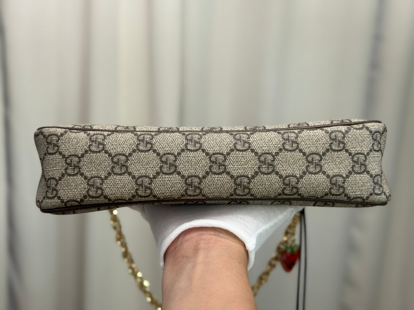 Gucci GG Supreme Ophidia Small Strawberry Bag Limited Edition