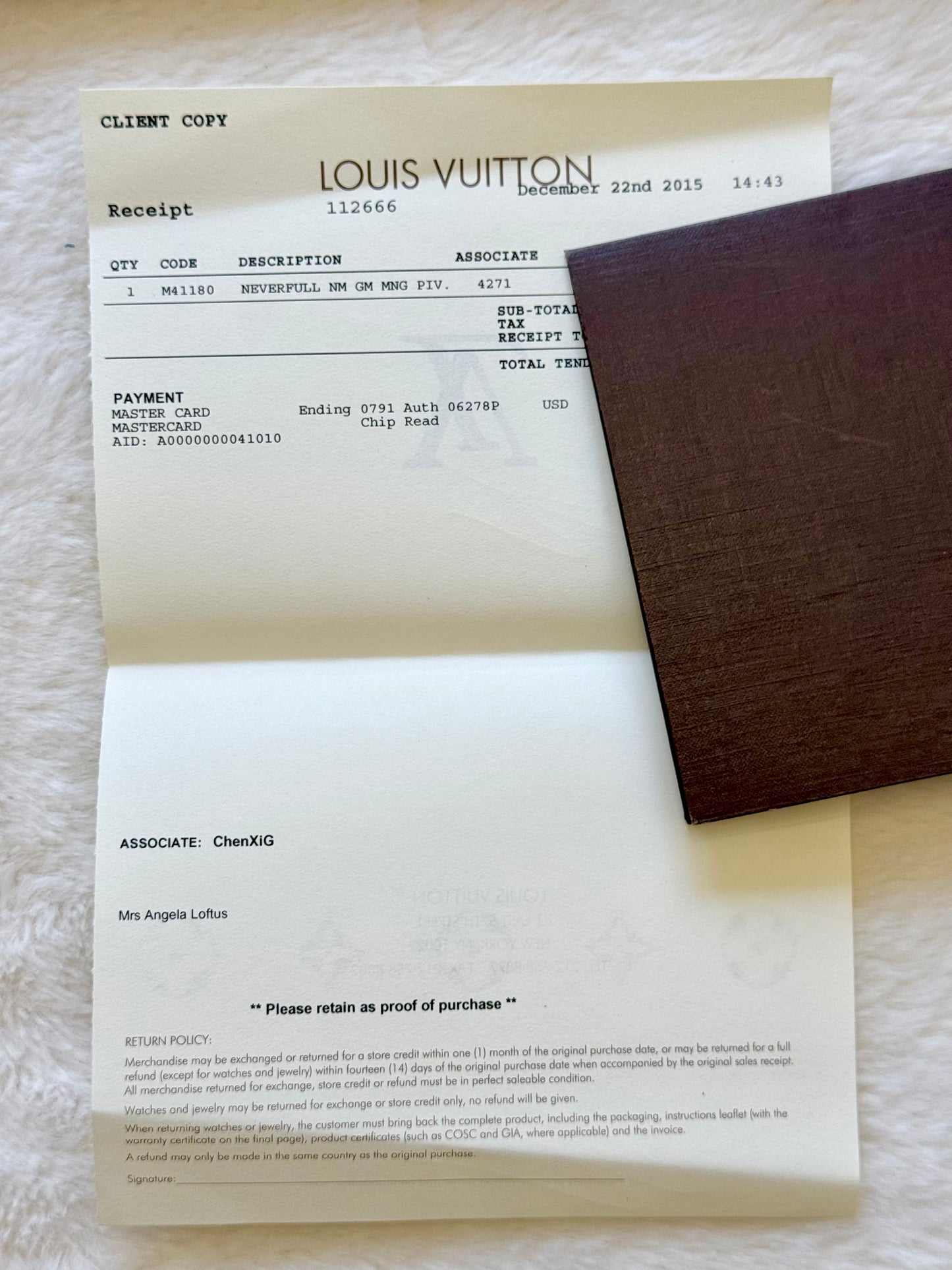 Louis Vuitton Neverfull GM Mono Pivoine Bag and Pouch