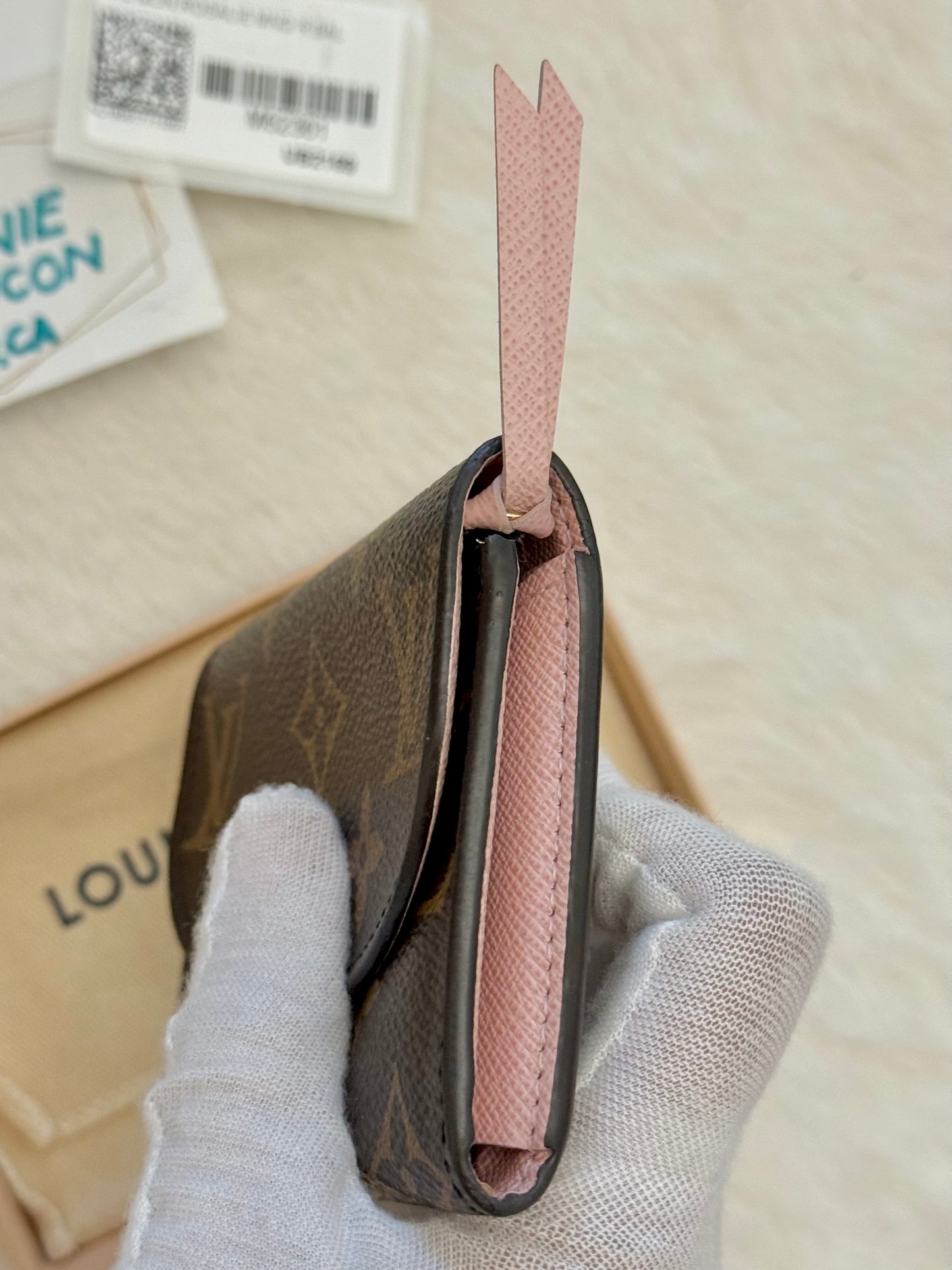 Louis Vuitton Rosalie Mono Rose Ballerine