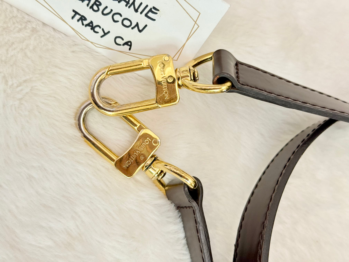 Louis Vuitton Keepall Brown Bandouliere/Crossbody Leather Strap