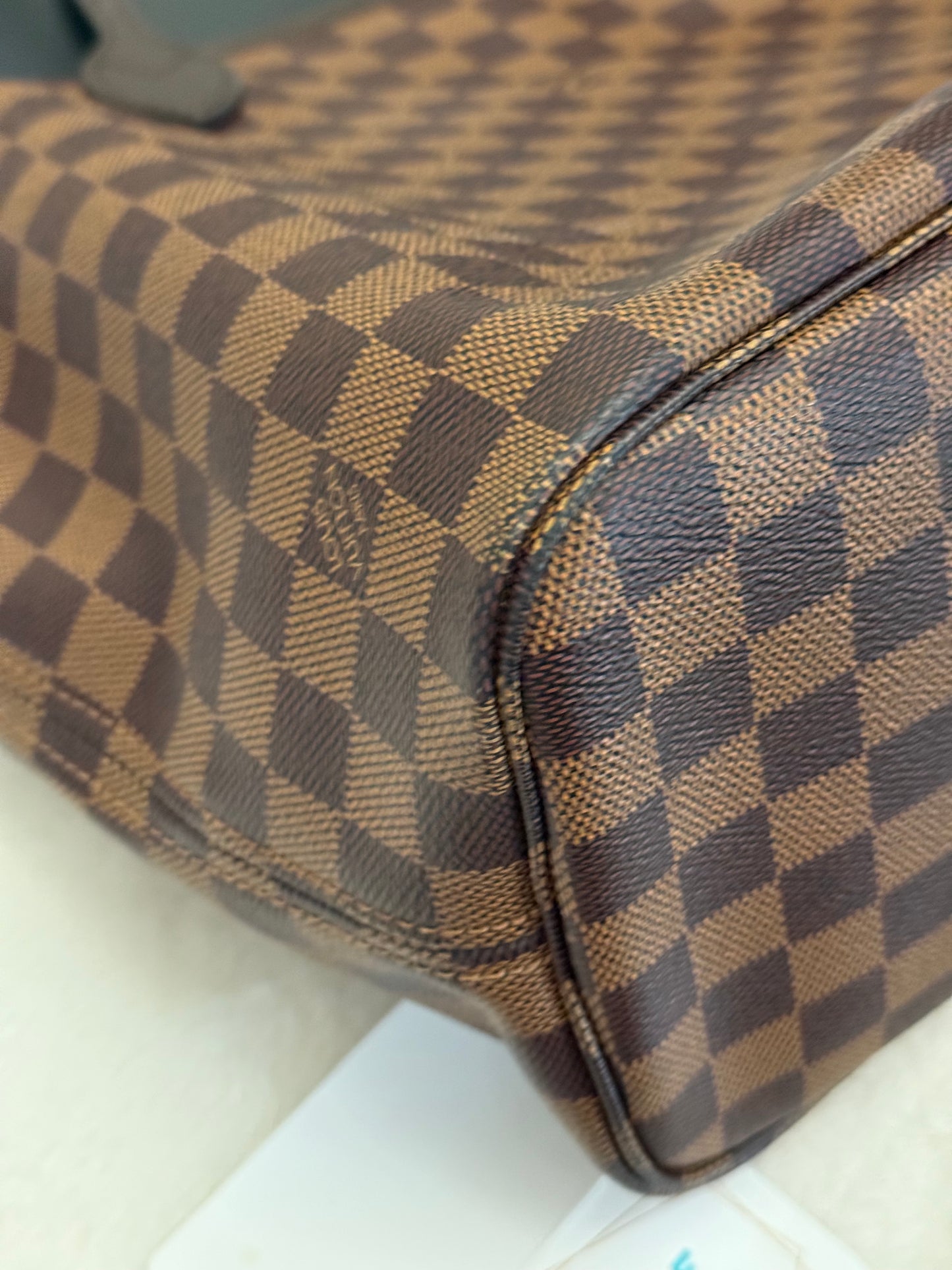 Louis Vuitton Neverfull MM DE Set (Bag and Pouch)