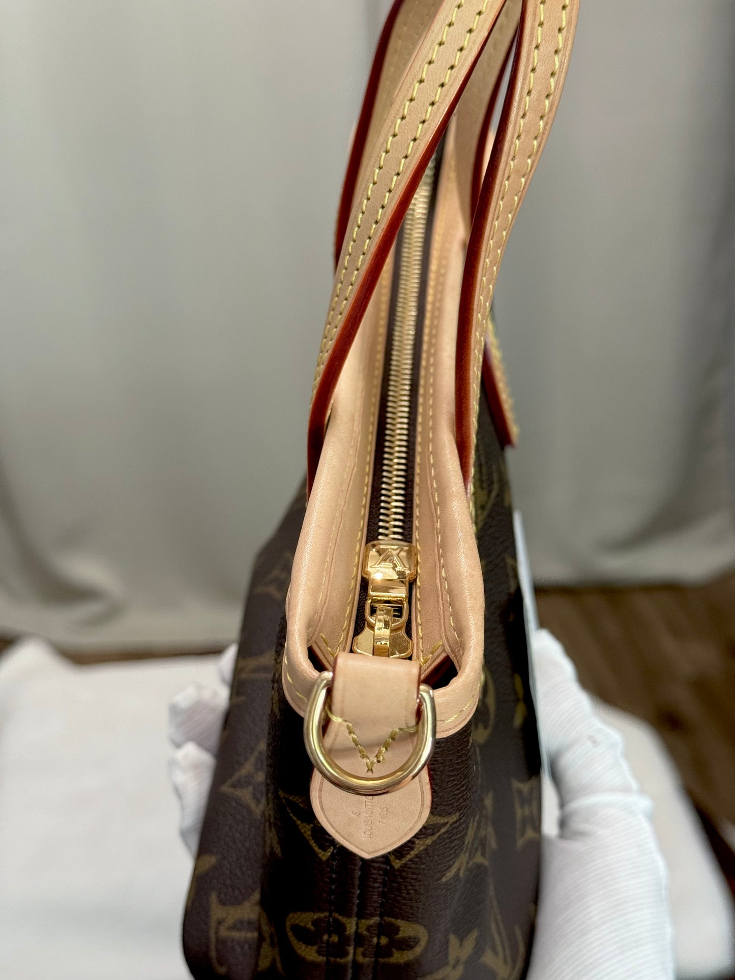 Louis Vuitton Neverfull BB Mono Beige Bag Only