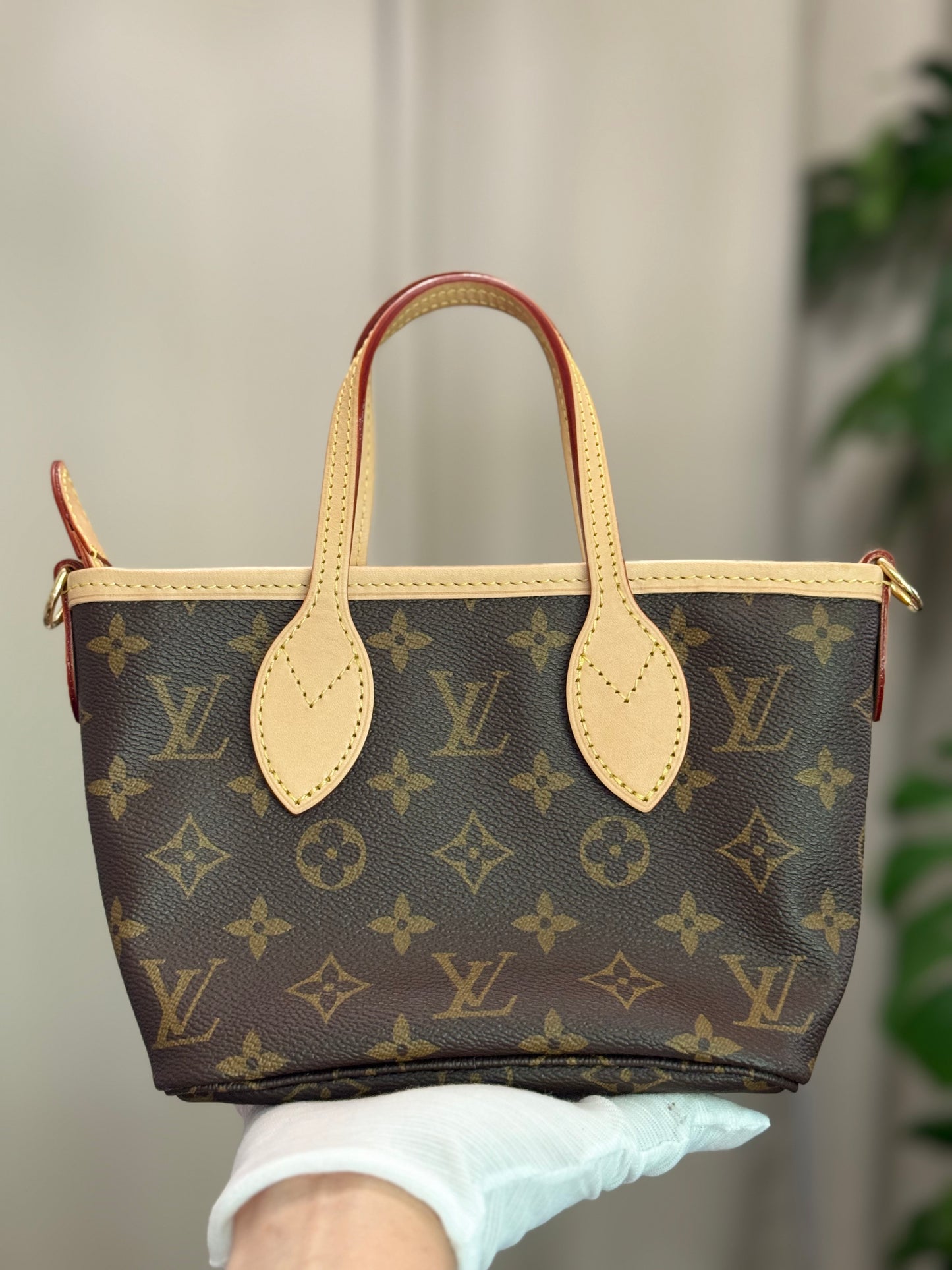Louis Vuitton Neverfull BB Mono Beige Bag Only