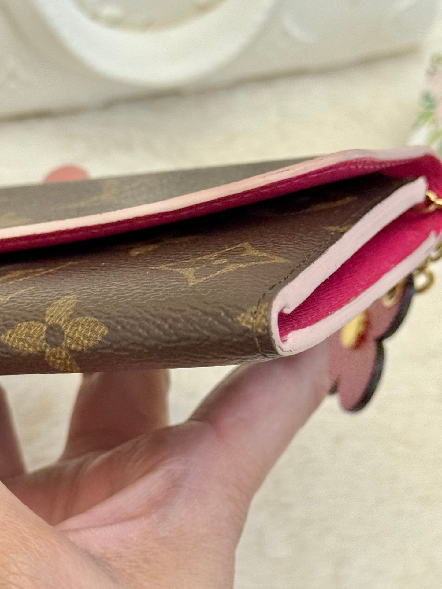 LIMITED EDITION Louis Vuitton Emilie Blooms Flower Wallet
