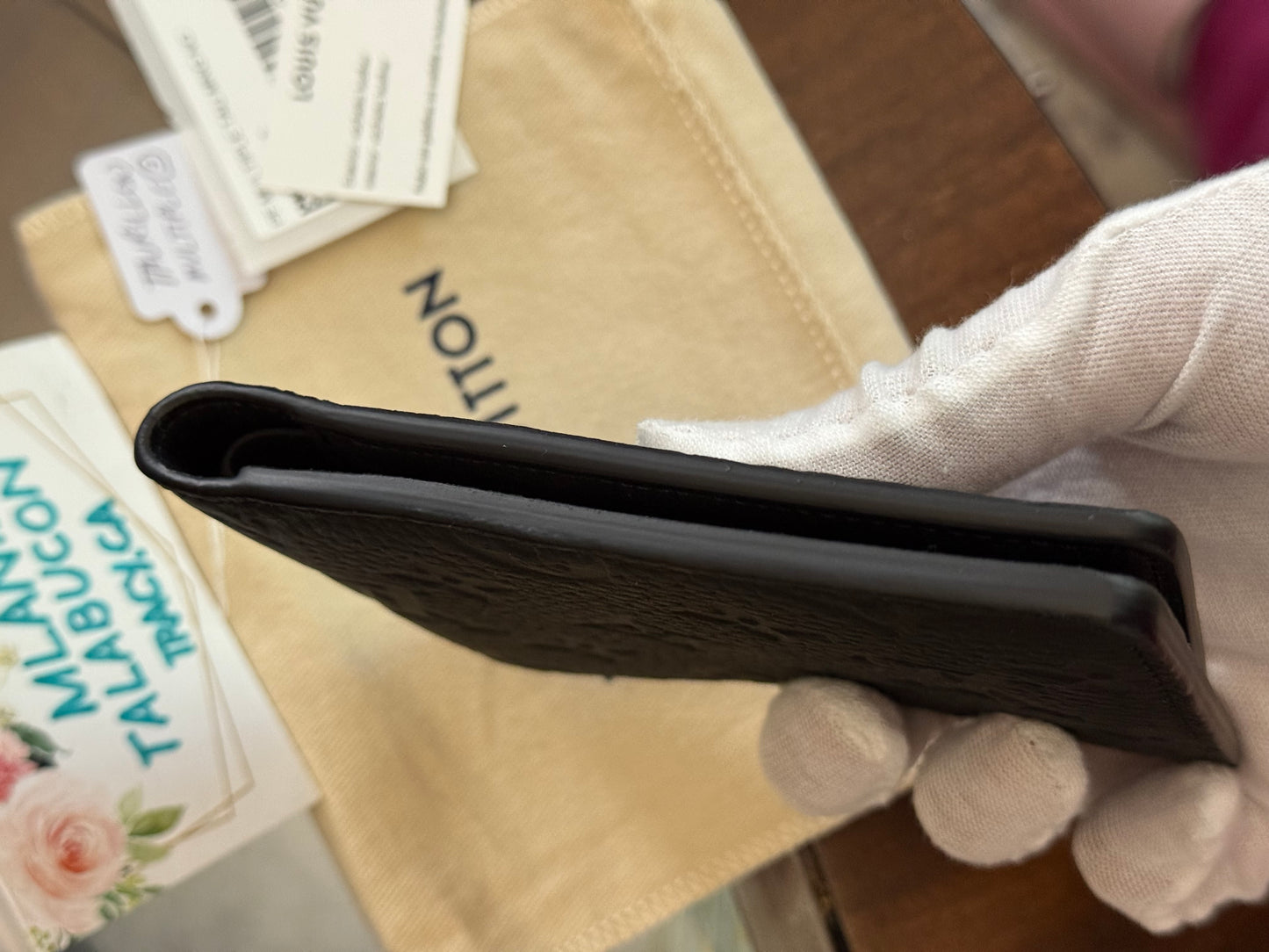 Louis Vuitton Multiple Men’s Wallet in Black Taurillon