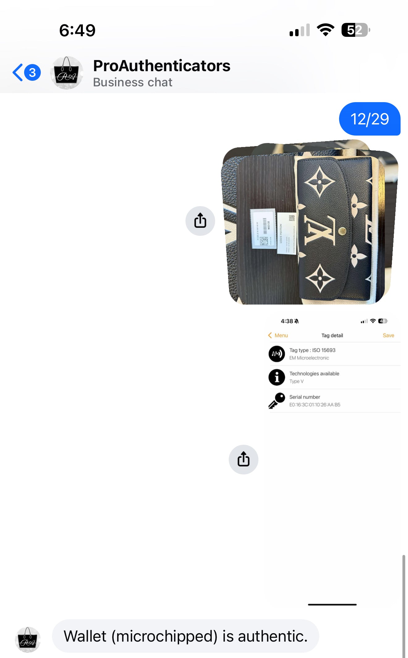 Louis Vuitton Emilie Bicolor Wallet black/creme