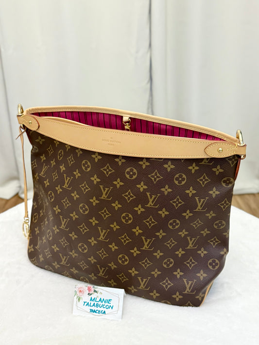 Louis Vuitton Delightful MM Mono Pivoine