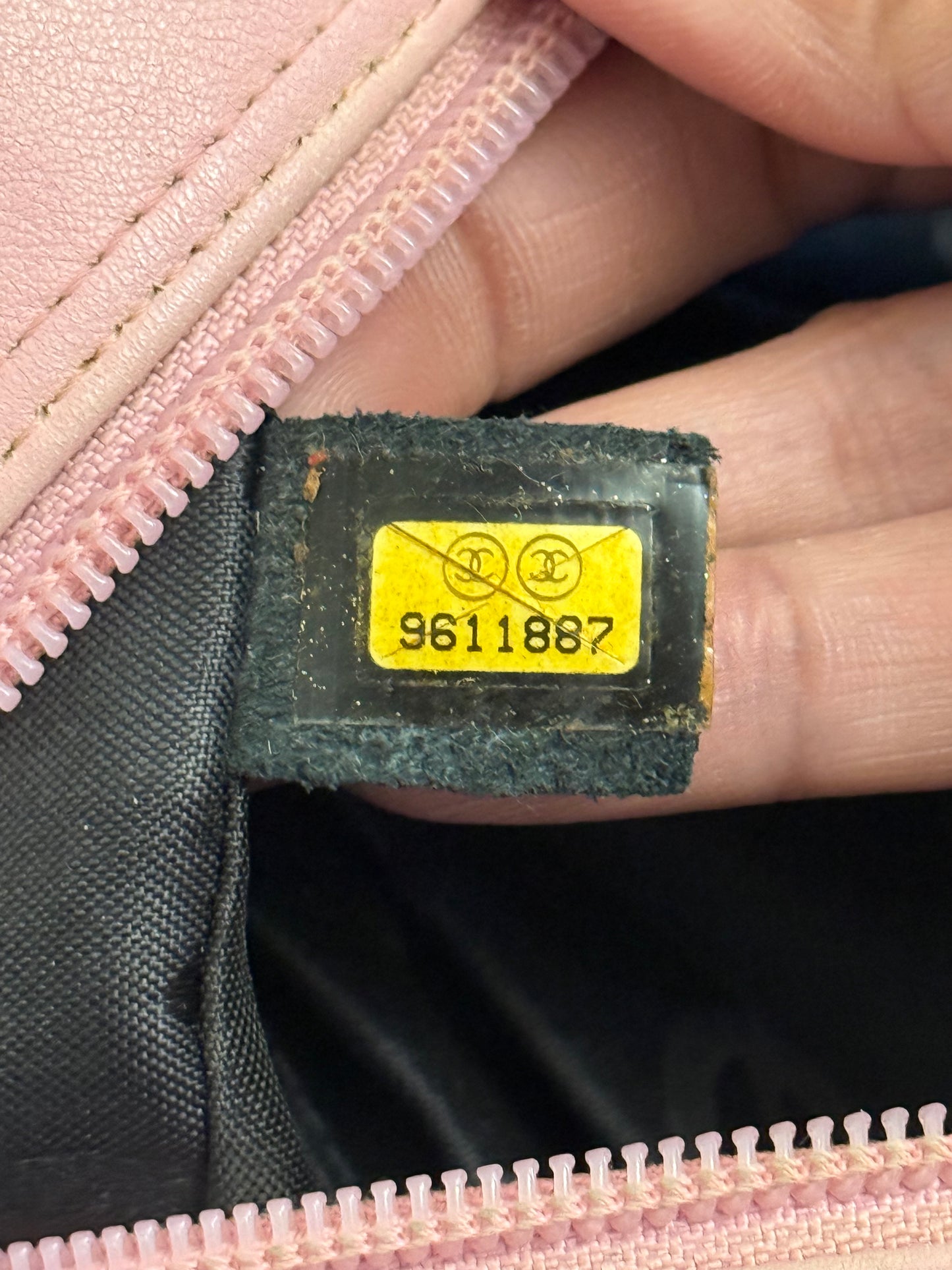 Chanel Cambon Pink Calfskin Ligne Shoulder Bag