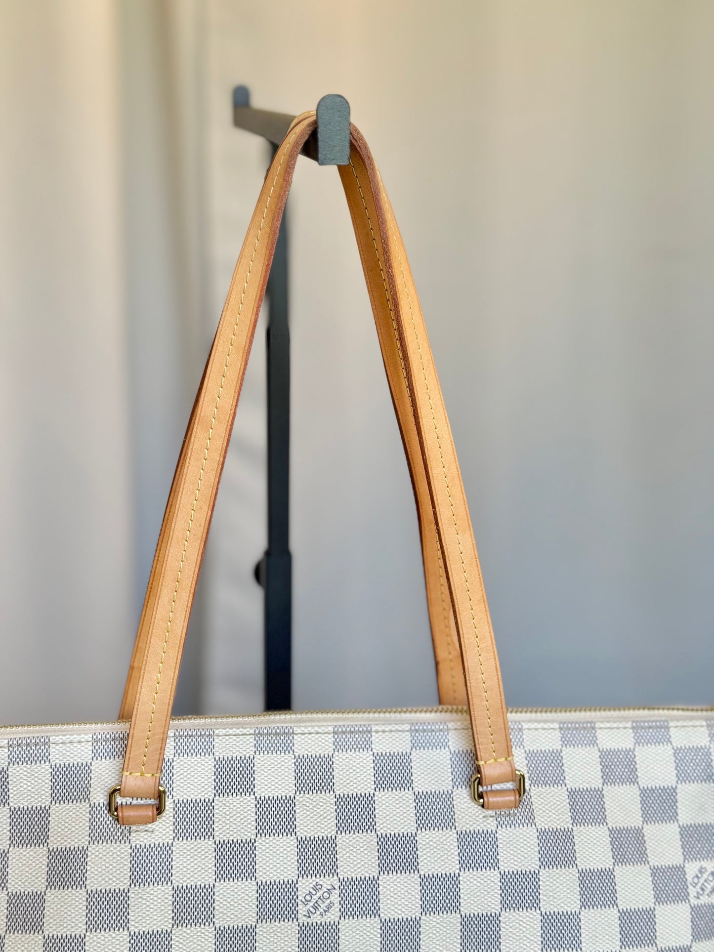Louis Vuitton Ièna MM Damier Azur Rose Ballerine