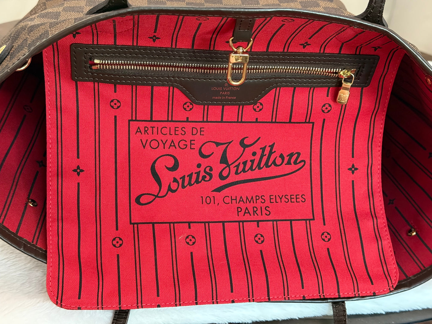Louis Vuitton Neverfull MM Damier Ebene