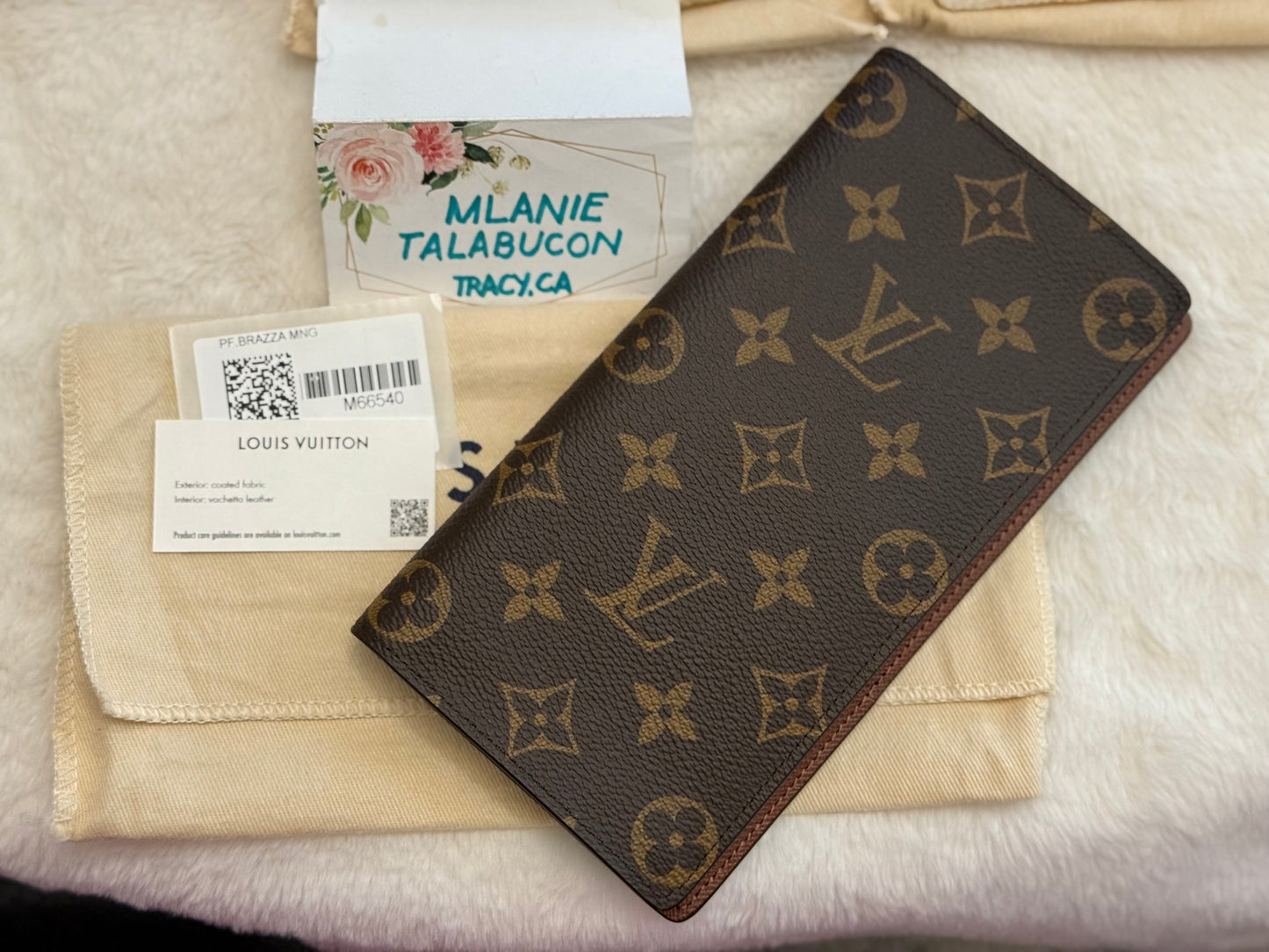 Louis Vuitton Brazza Mono Wallet