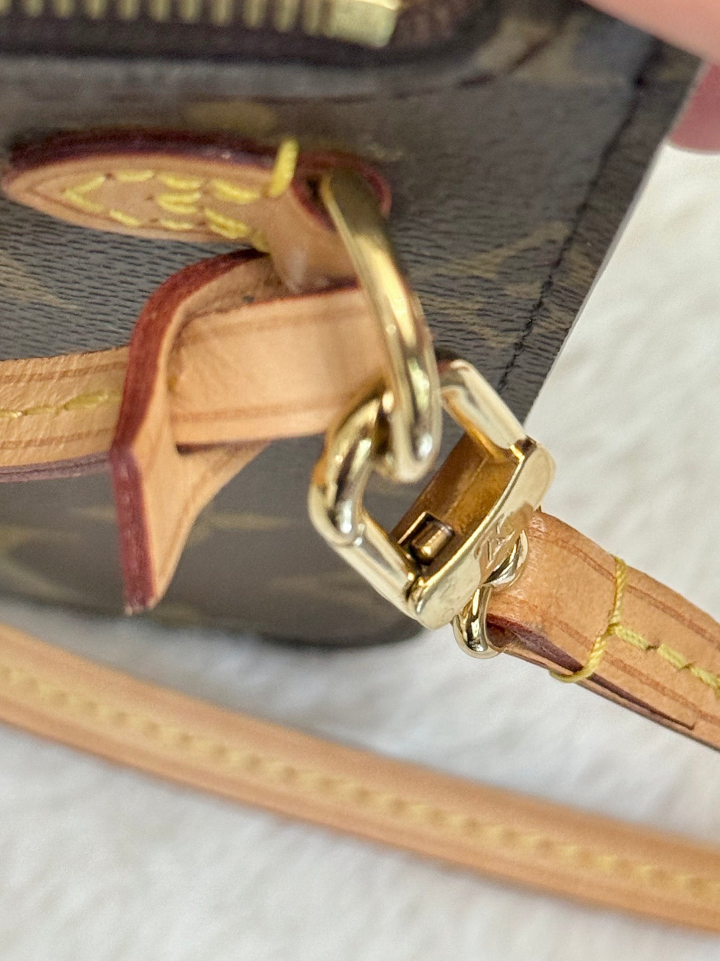 Louis Vuitton Neverfull MM Mono Bag and Pouch Set