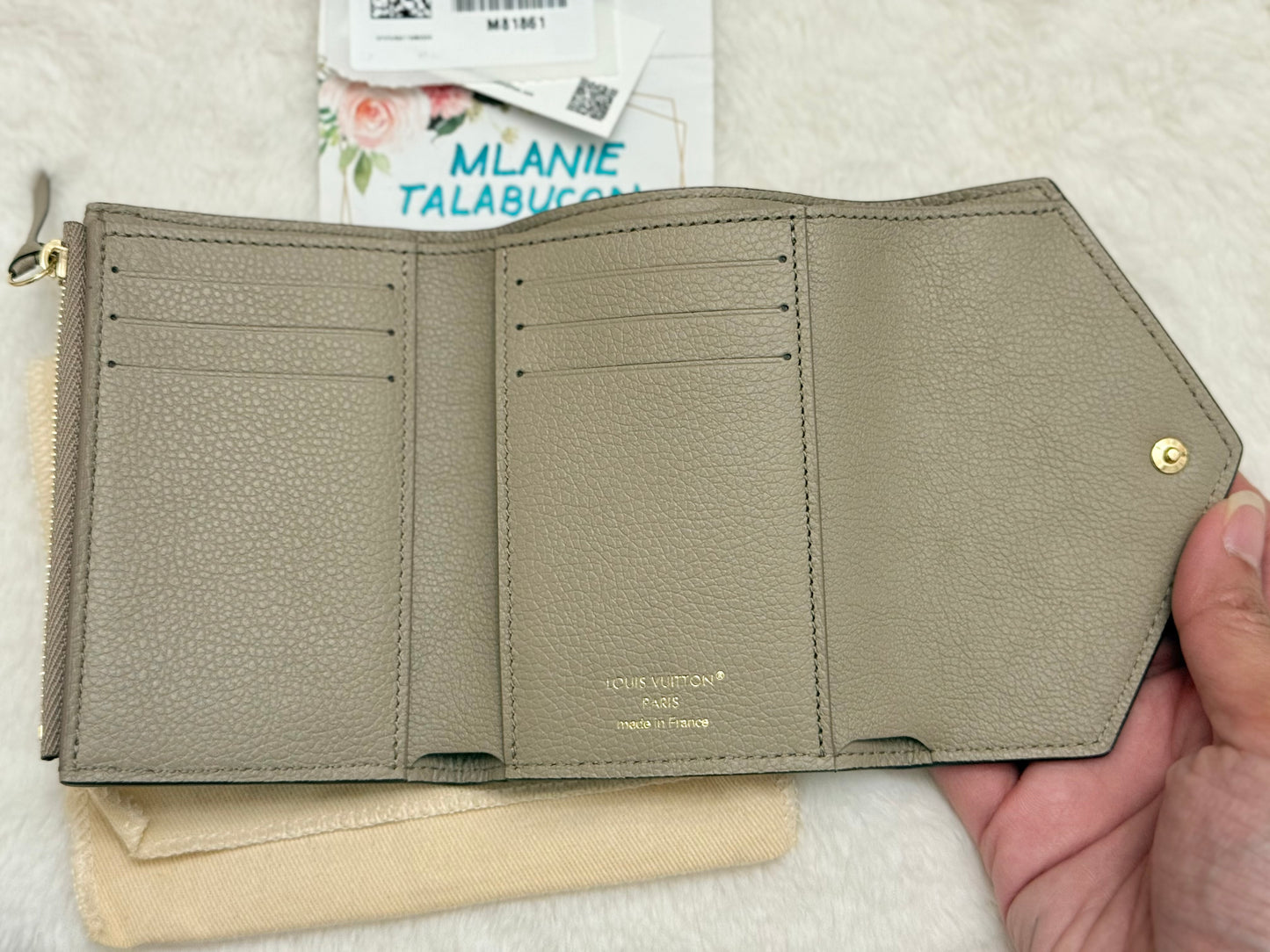 Louis Vuitton Victorine Bicolor Dove/Creme