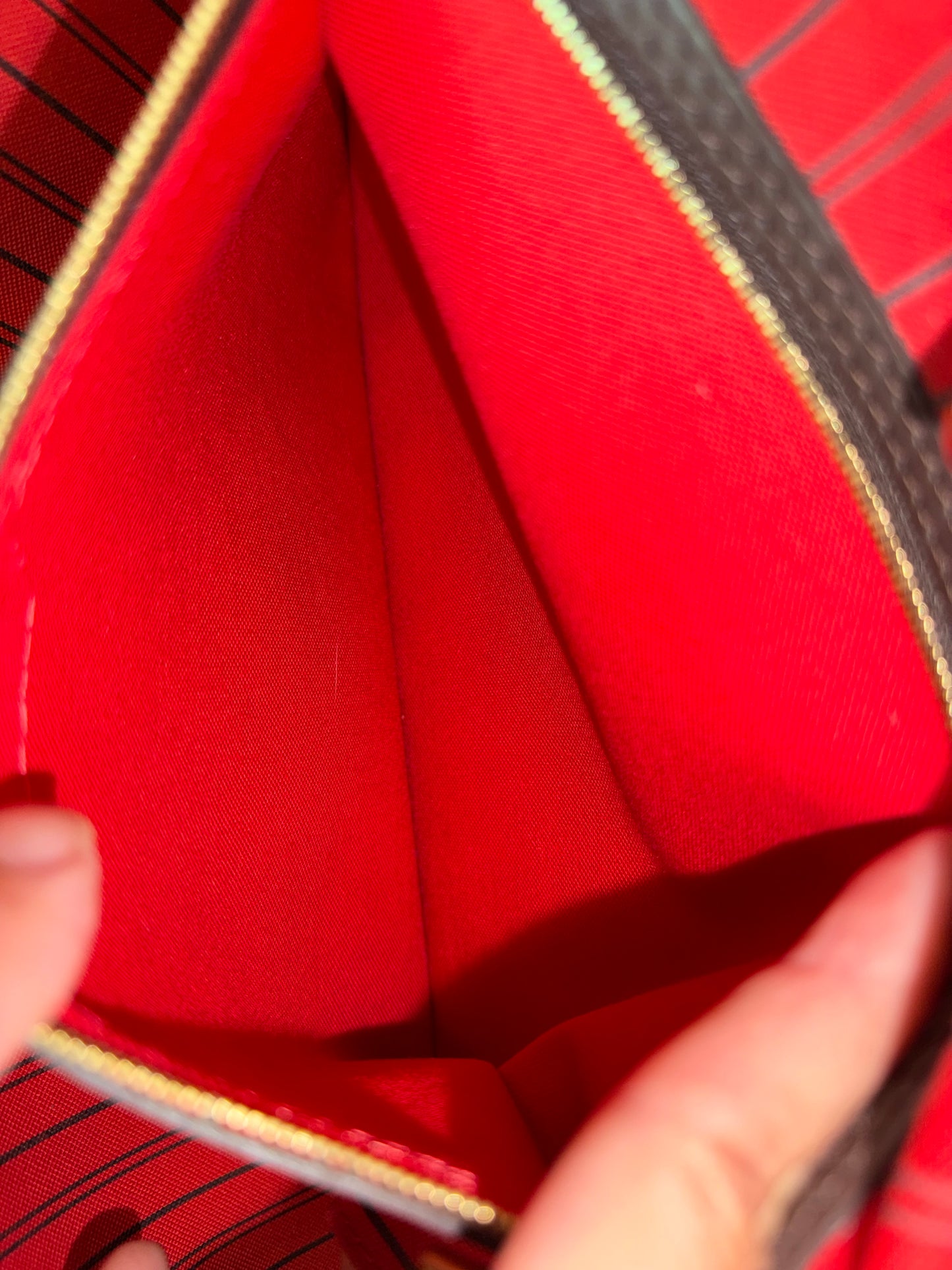 Louis Vuitton Neverfull MM Damier Ebene Bag Only