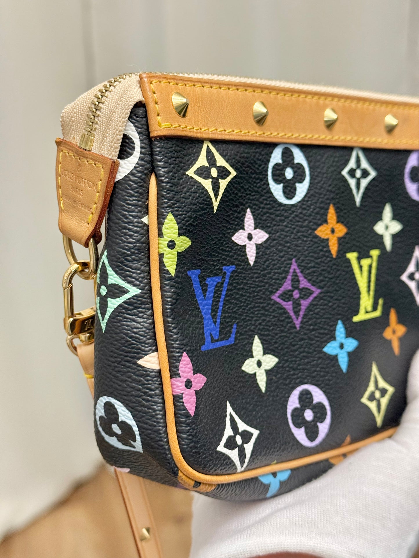 Louis Vuitton Pochette Accessoires Multicolore Noir/Black