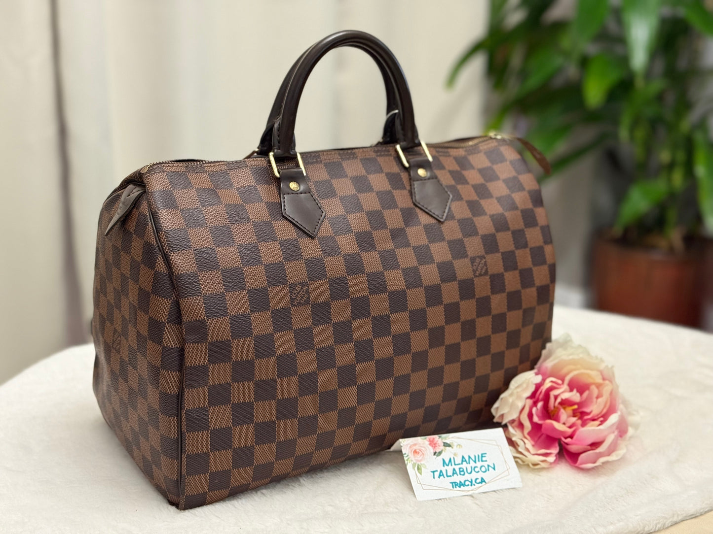 Louis Vuitton Speedy 35 Damier Ebene