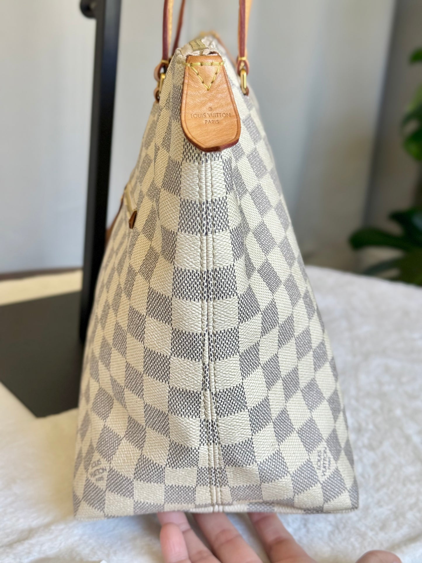Louis Vuitton Ièna MM Damier Azur Rose Ballerine