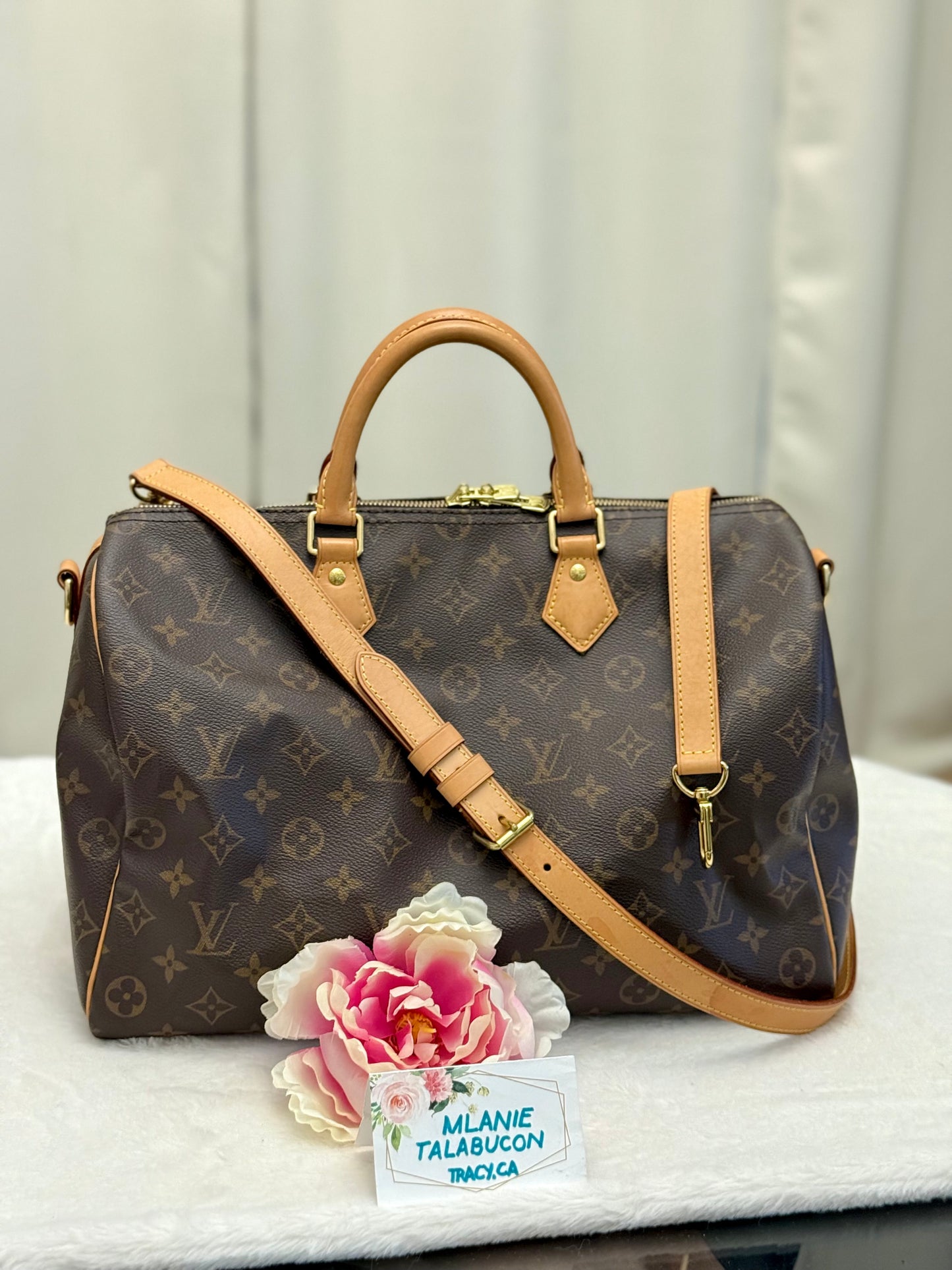 Louis Vuitton Speedy 35 Bandouliere Mono