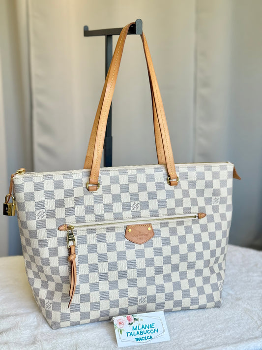 Louis Vuitton Ièna MM Damier Azur Rose Ballerine