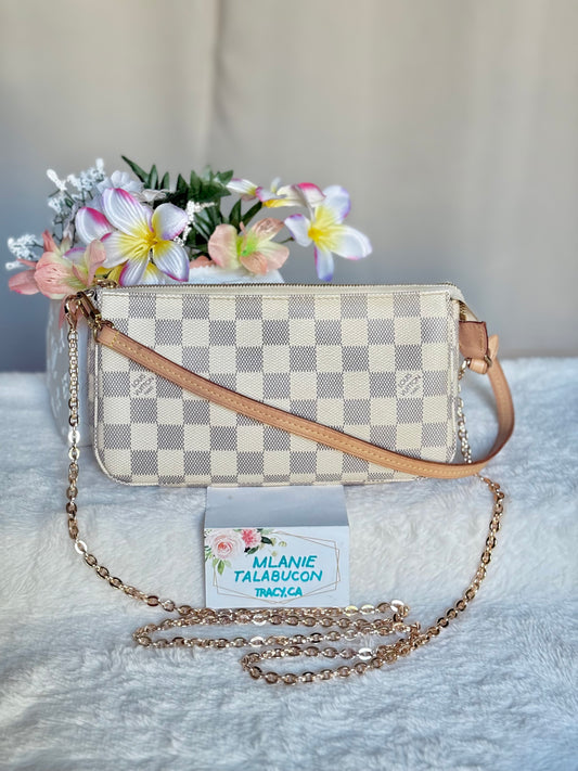 Louis Vuitton Pochette Accessoires New Model Damier Azur