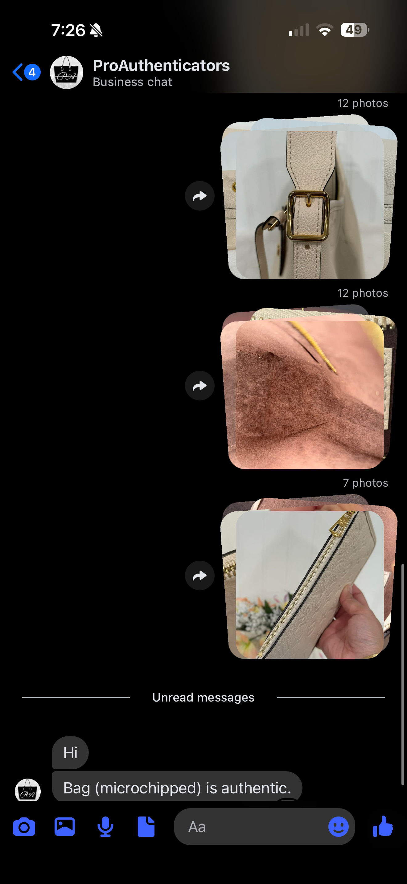 Louis Vuitton Carryall PM Creme