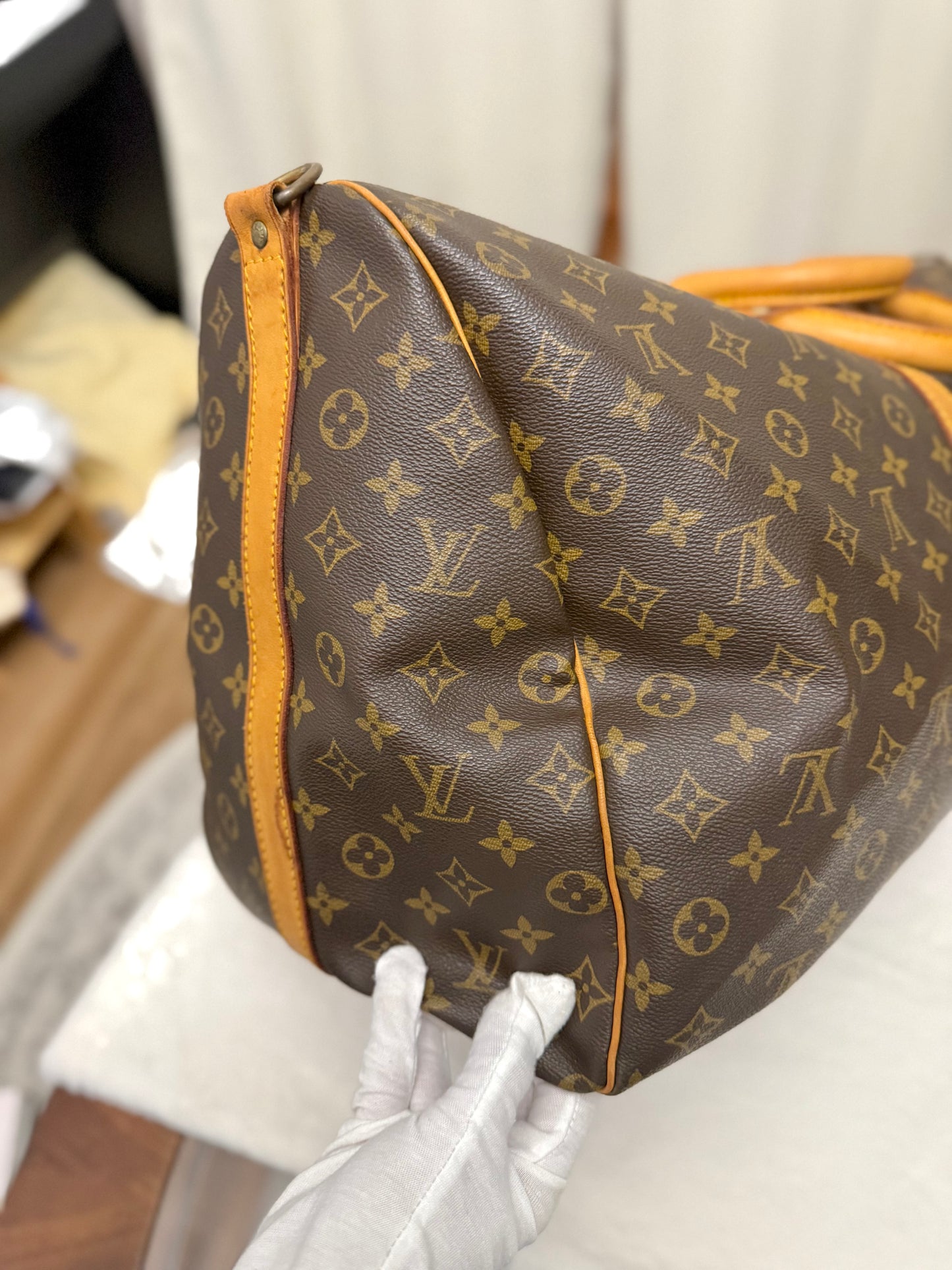 Louis Vuitton Keepall Bandouliere 60 Mono Vintage April 1984