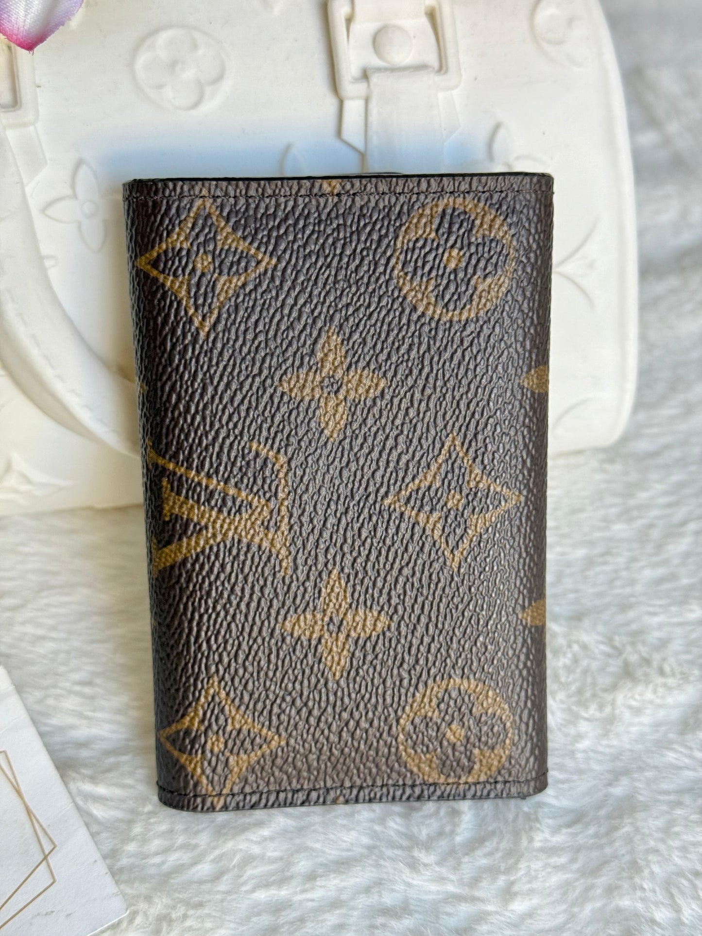 Louis Vuitton 6-Key Holder Mono Fuchsia