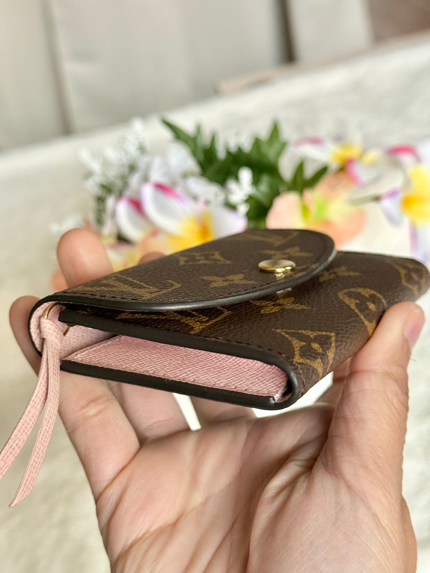 Louis Vuitton Rosalie Coin Purse Rose Poudre (Pink) Wallet