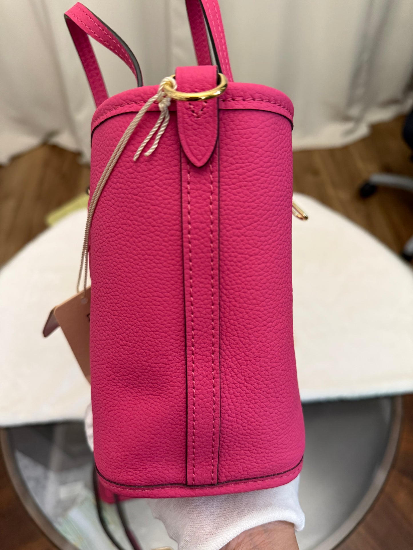 Louis Vuitton Neverfull BB Inside Out Bandouliere Rose Pondichery