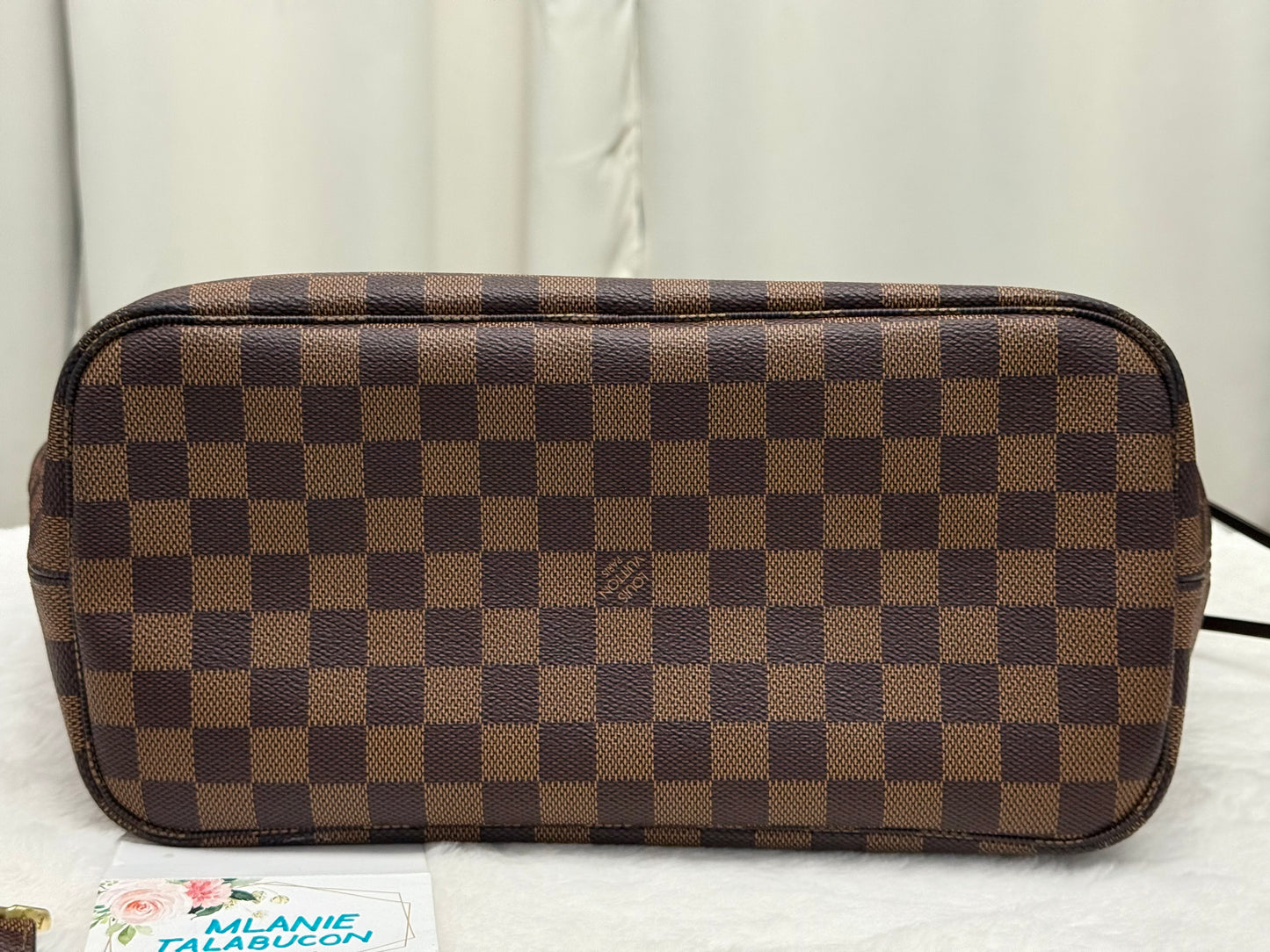 Louis Vuitton Neverfull MM Damier Ebene Bag Only