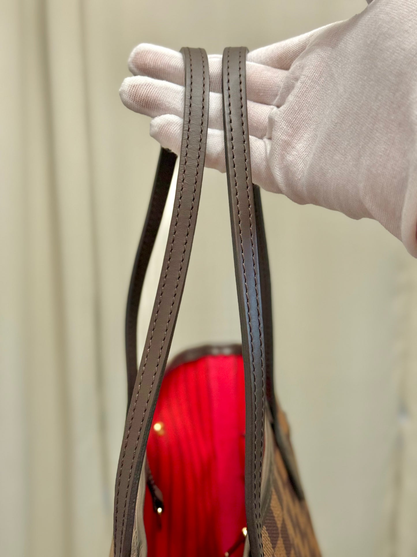 Louis Vuitton Neverfull MM DE Set (Bag and Pouch)