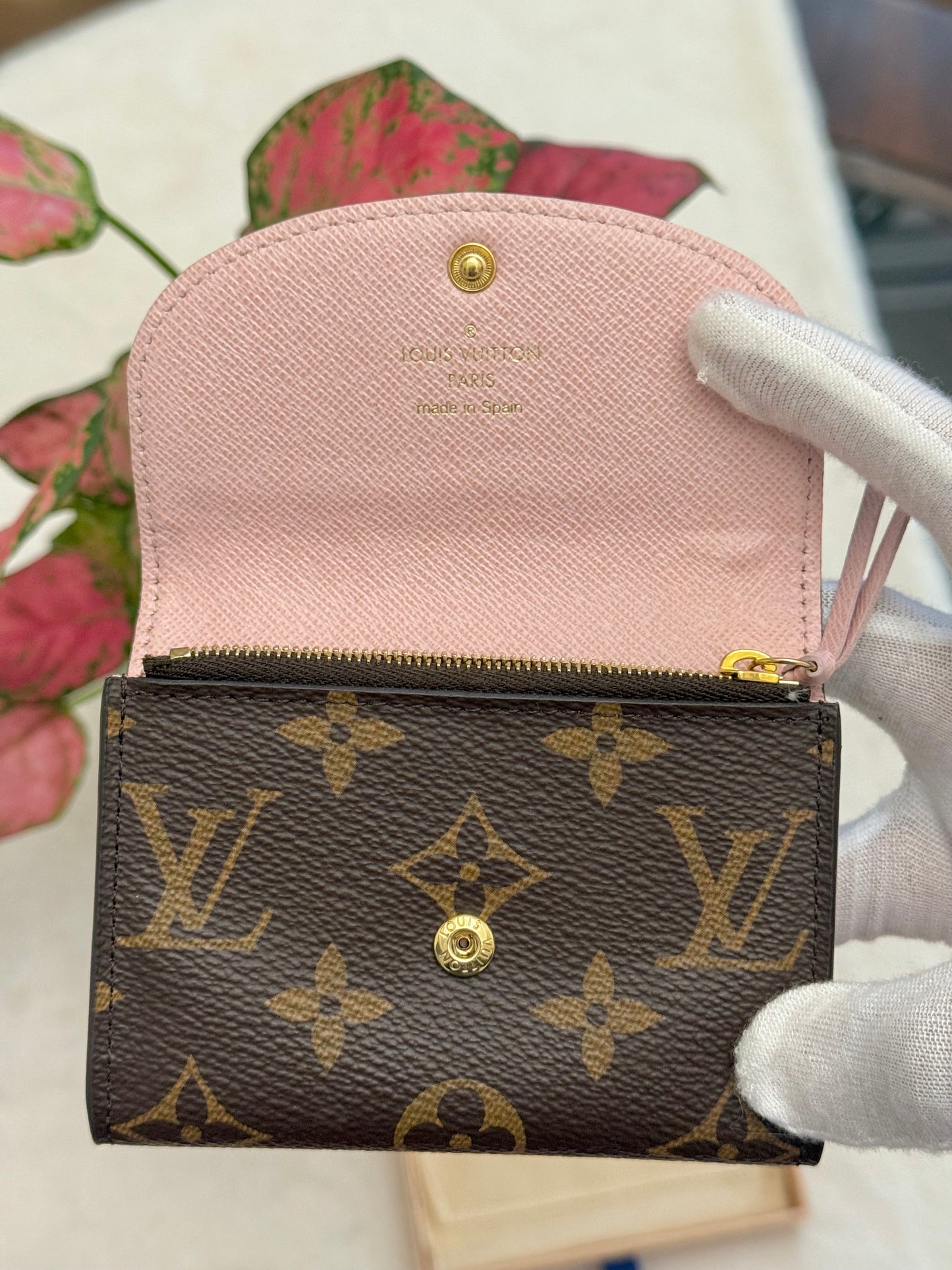 Louis Vuitton Rosalie Mono Rose Ballerine