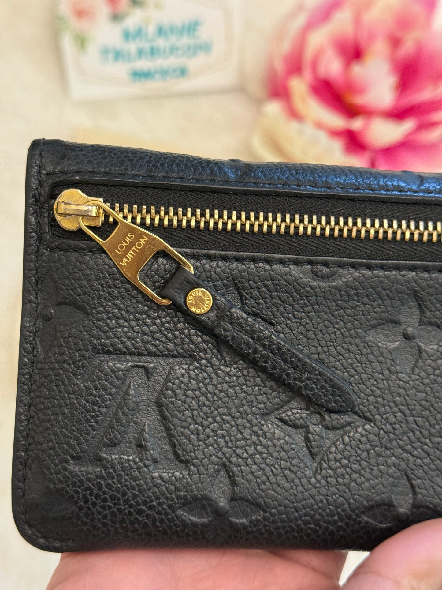 Louis Vuitton Key Pouch Empreinte Noir/Black