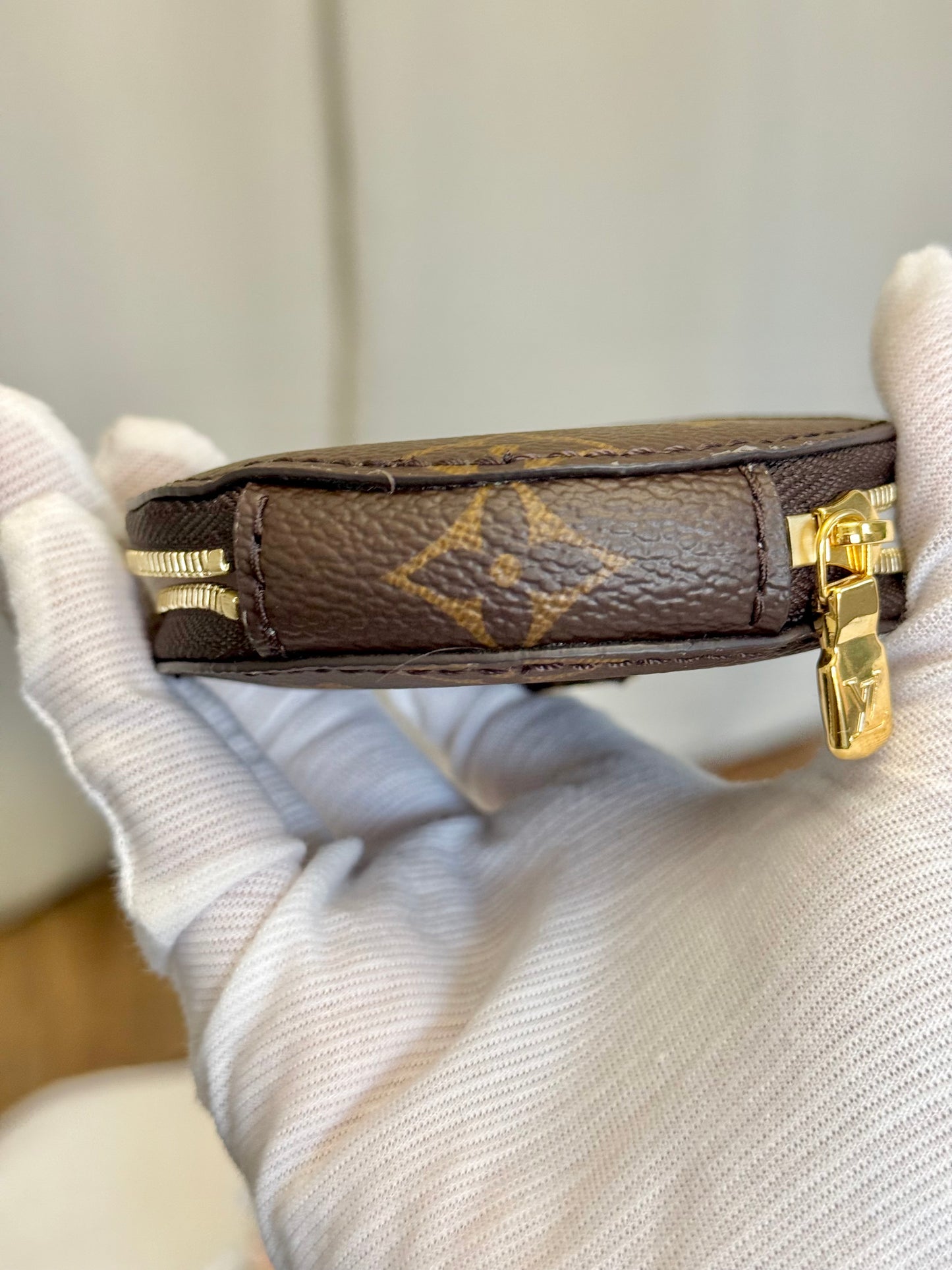 Louis Vuitton Round Coin Purse/Pouch Mono