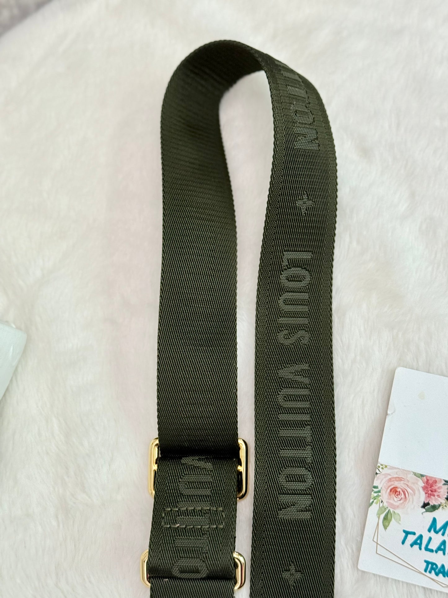 Louis Vuitton Guitar Jacquard Khaki Adjustable Strap