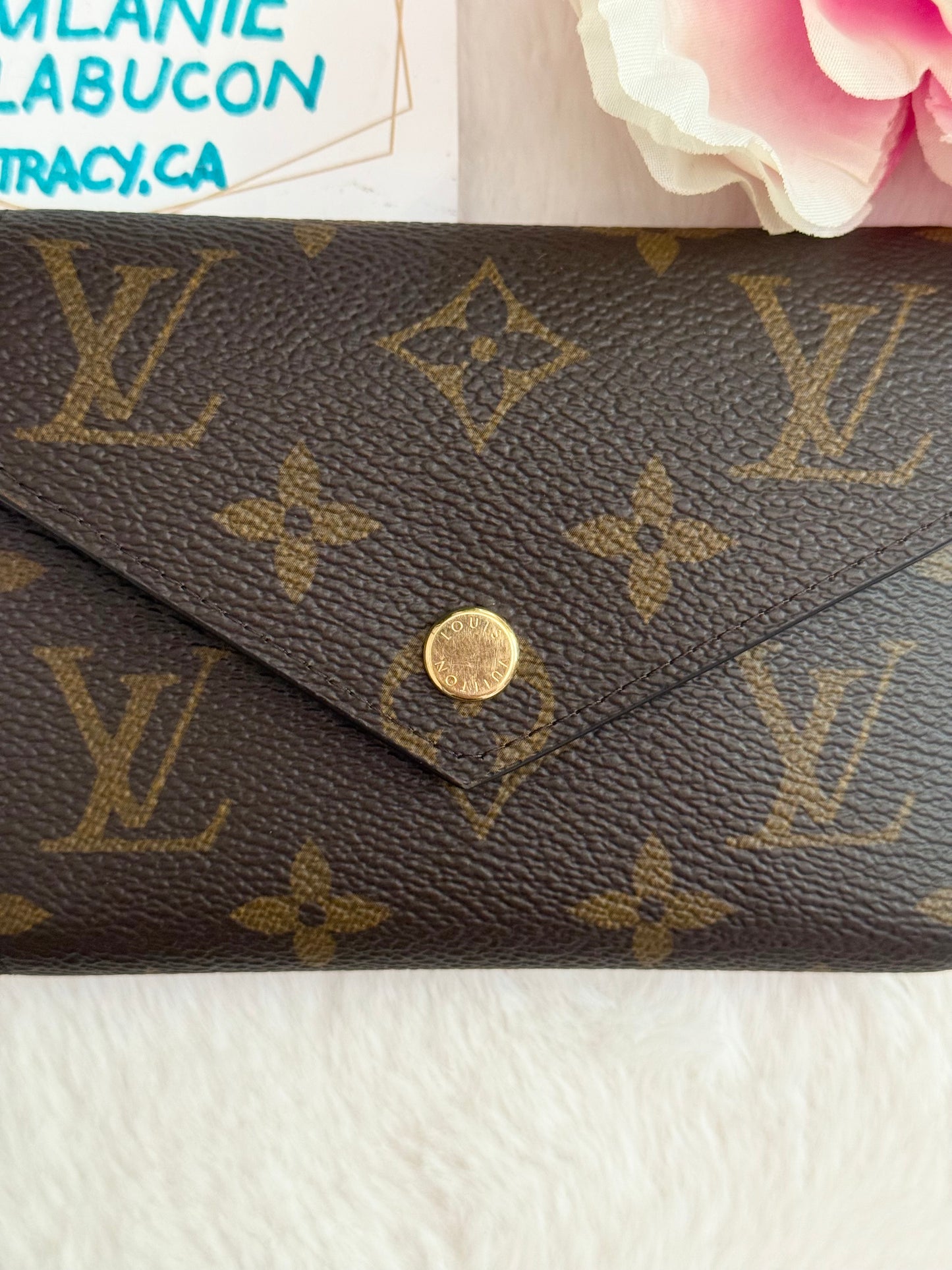 Louis Vuitton Victorine Mono Armagnac Wallet