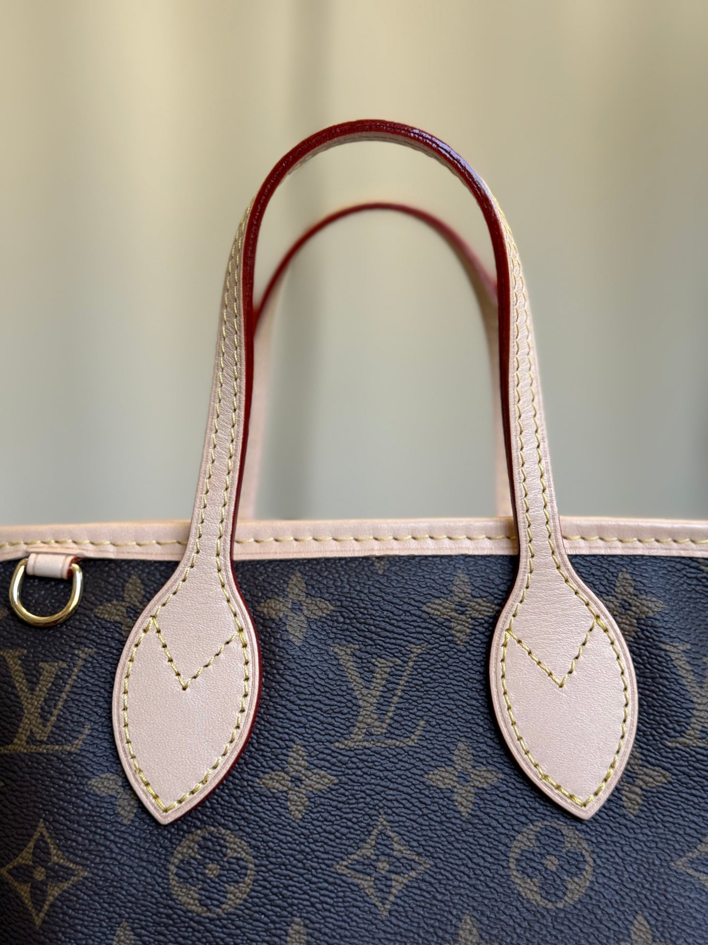 Louis Vuitton Neverfull BB Mono Beige Bag Only