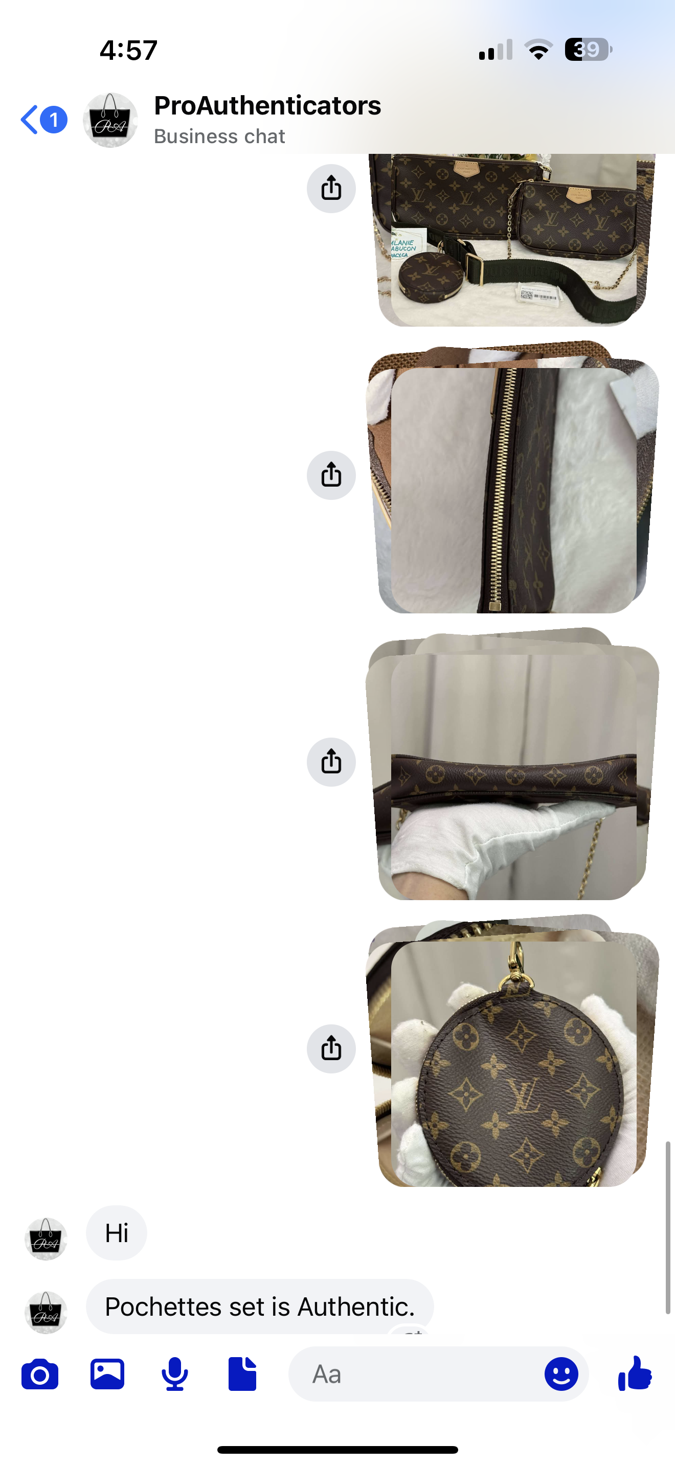 Louis Vuitton Guitar Jacquard Khaki Adjustable Strap