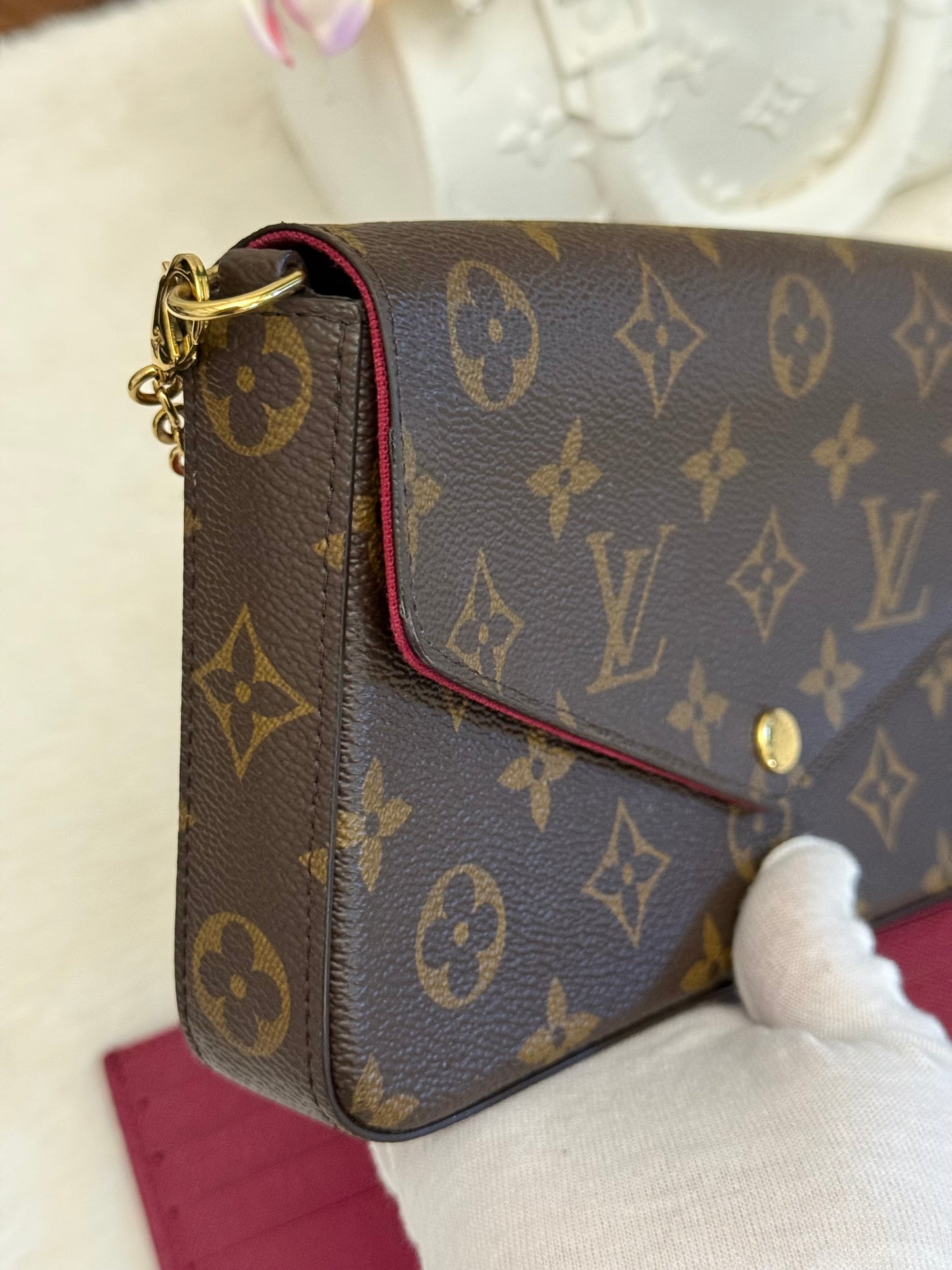 Louis Vuitton Pochette Felicie Mono with CC insert only