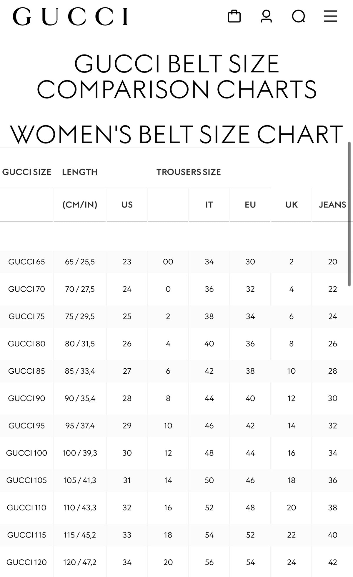 Gucci GG Marmont Wide Belt Size 85