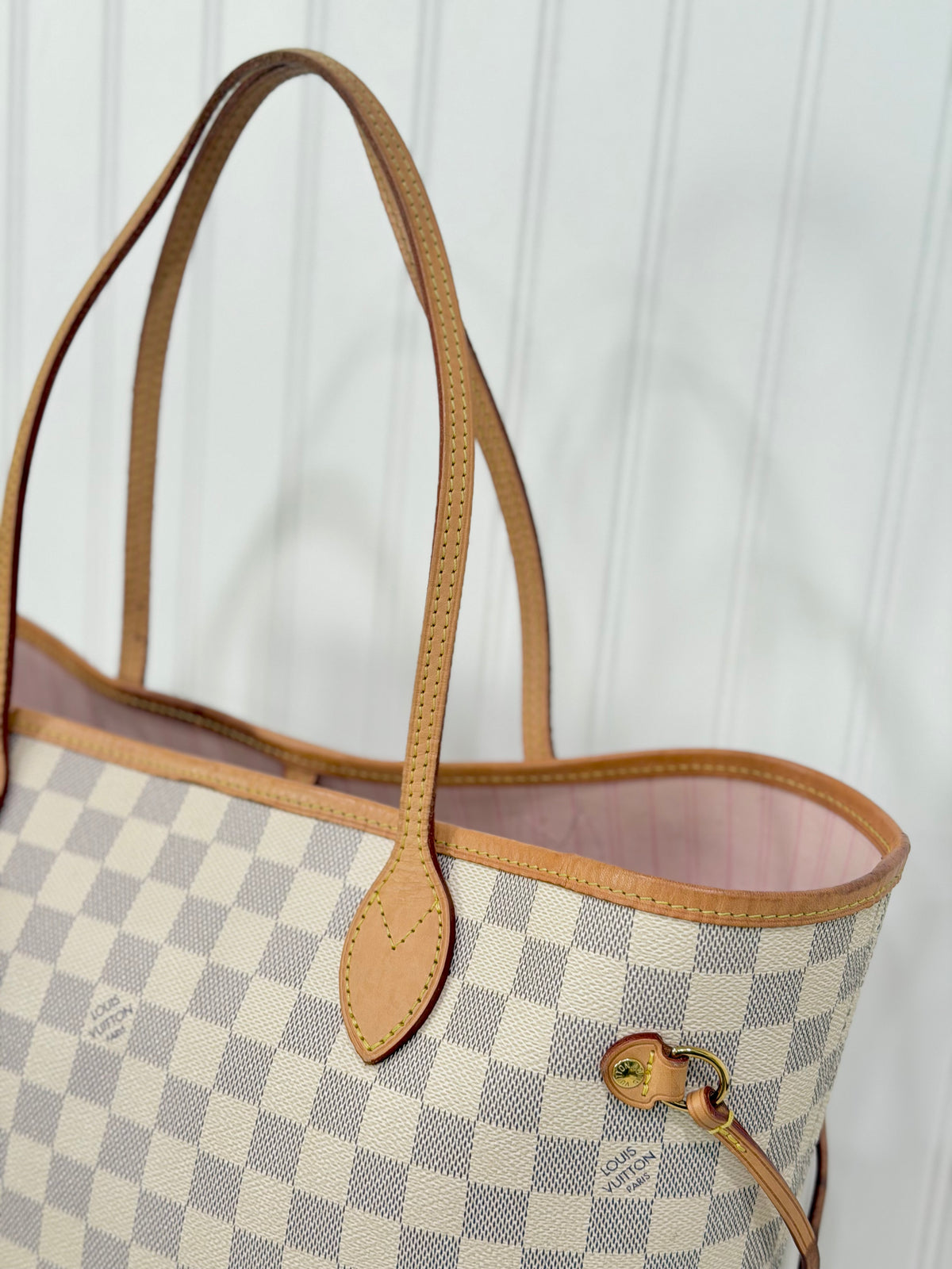 Louis Vuitton Neverfull MM Damier Azur Rose Ballerine